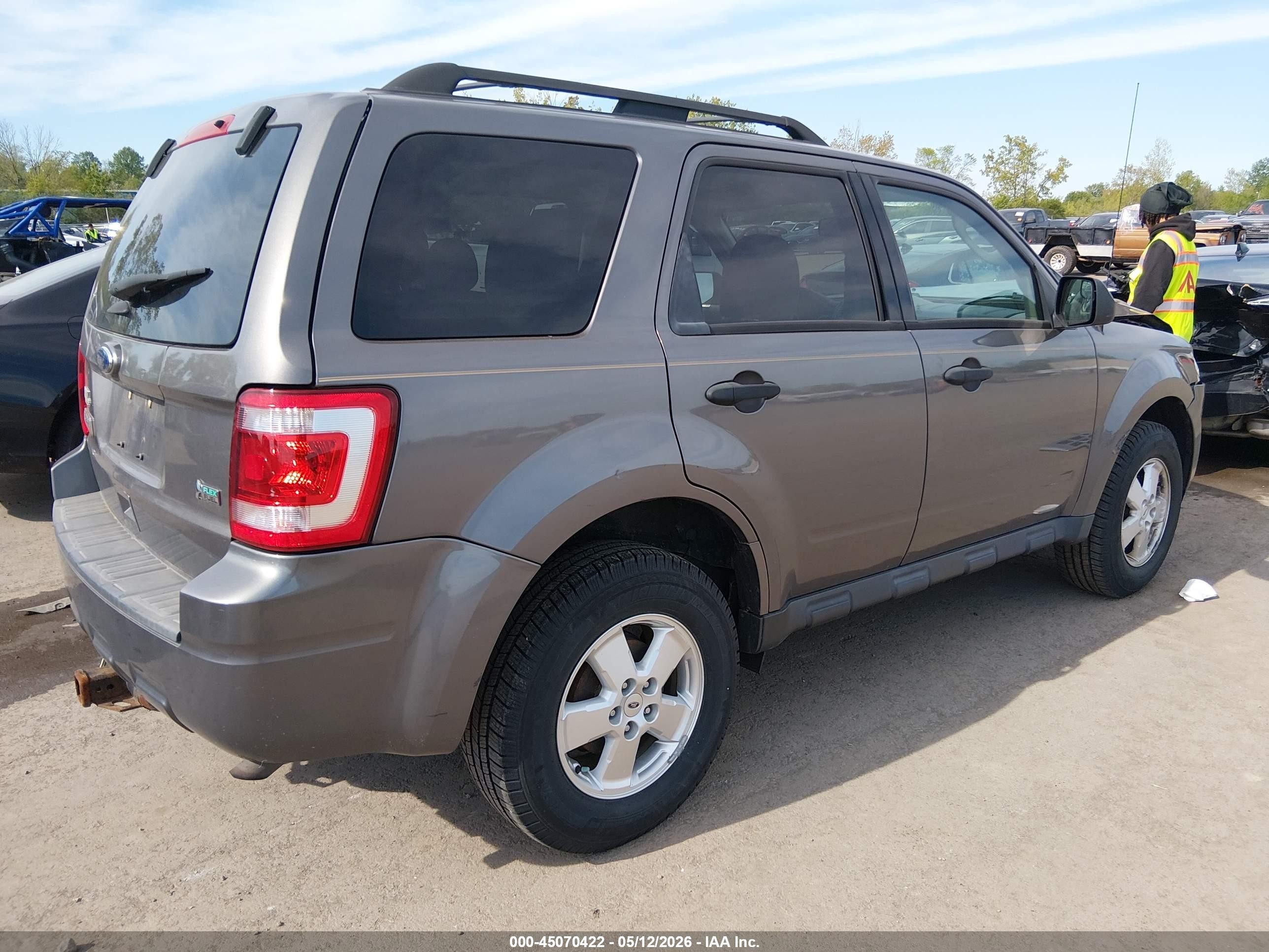 2012 Ford Escape Xlt Gray vin: 1FMCU9DGXCKA59820