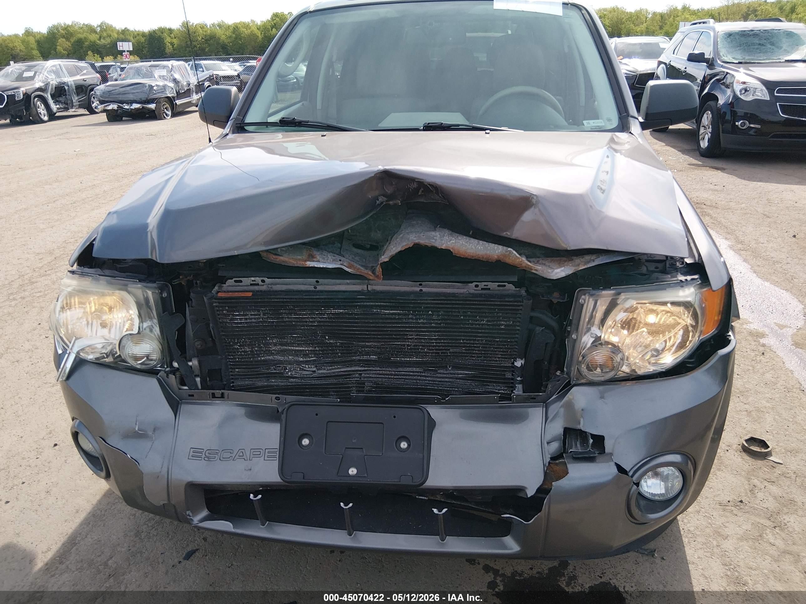 2012 Ford Escape Xlt Gray vin: 1FMCU9DGXCKA59820