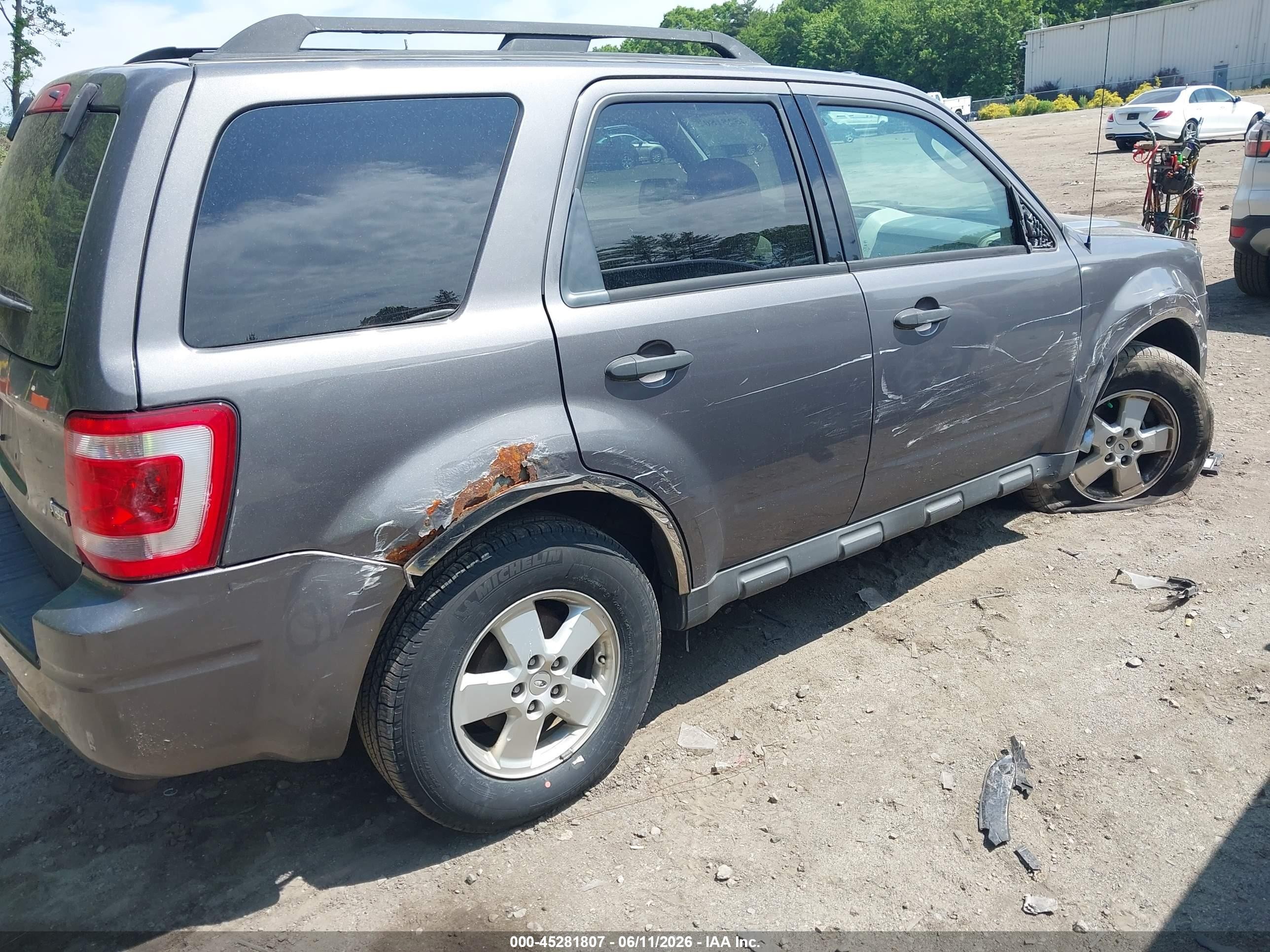 2012 Ford Escape Xlt Gray vin: 1FMCU9DGXCKC72945