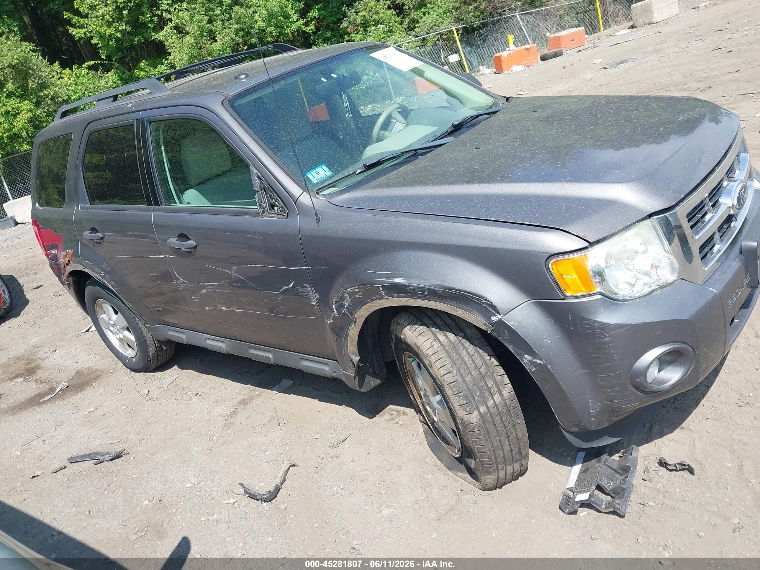 2012 Ford Escape Xlt Gray vin: 1FMCU9DGXCKC72945