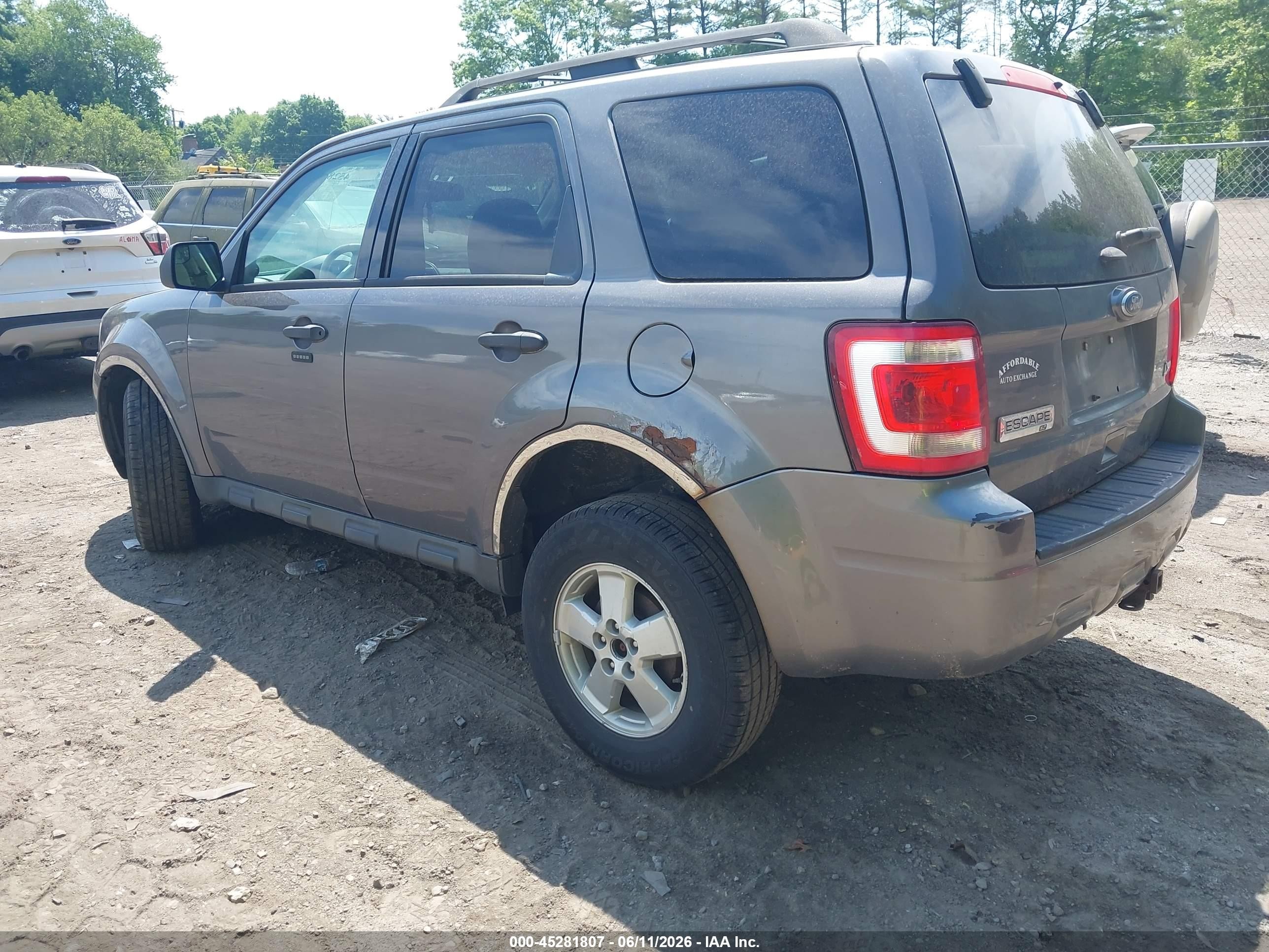 2012 Ford Escape Xlt Gray vin: 1FMCU9DGXCKC72945