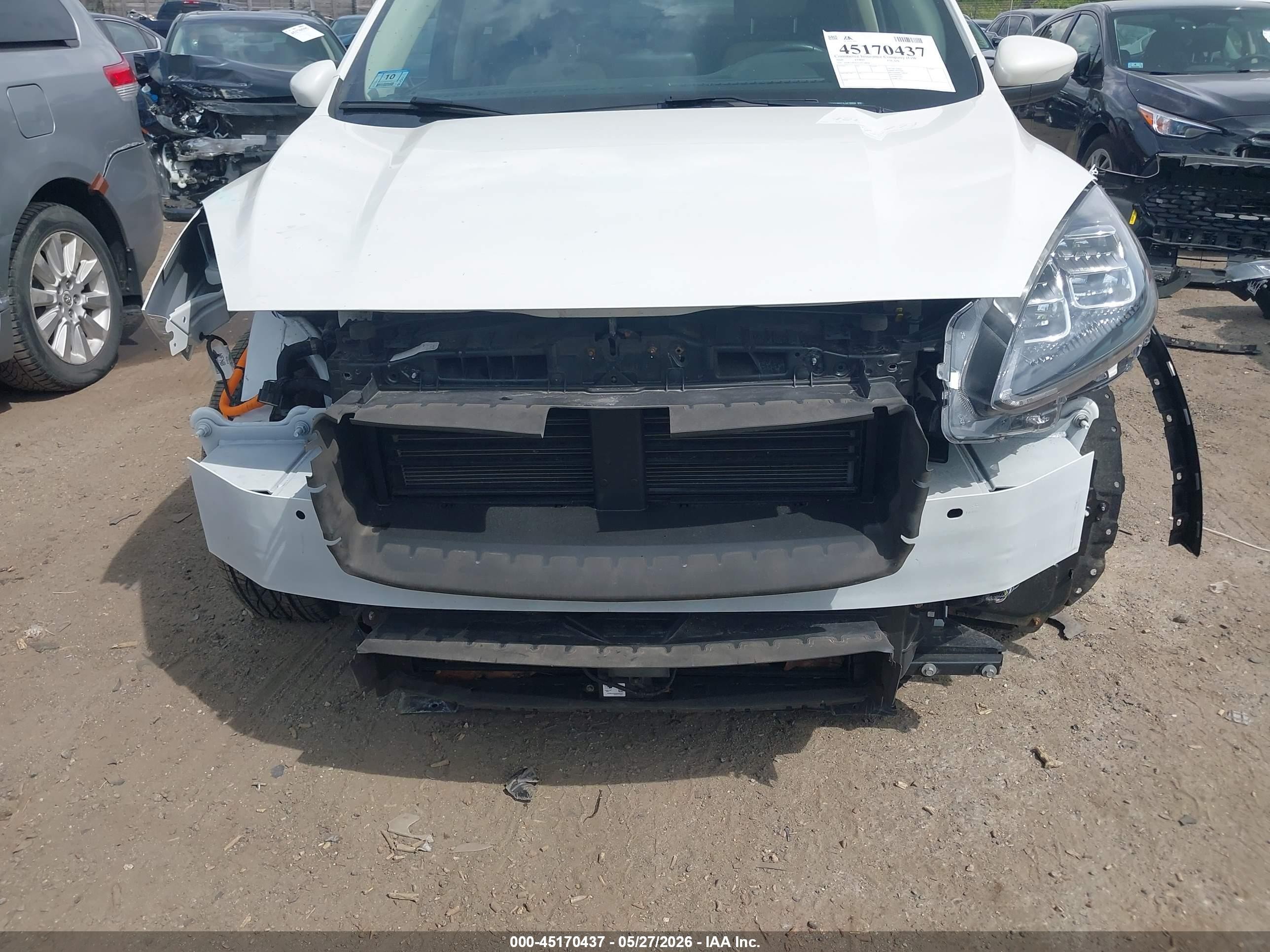 2020 Ford Escape Titanium Hybrid White vin: 1FMCU9DZ1LUC18858