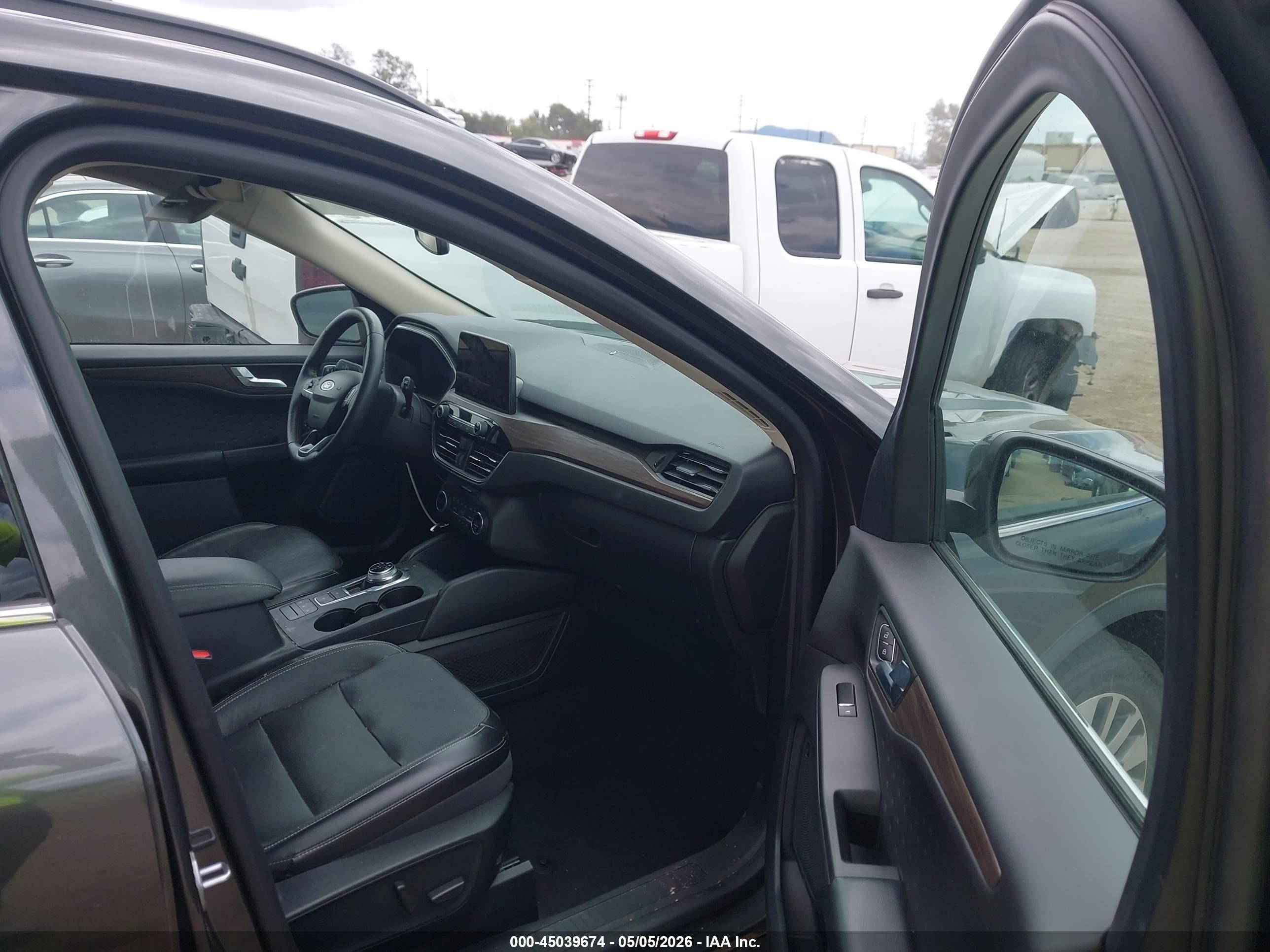 2020 Ford Escape Titanium Hybrid Gray vin: 1FMCU9DZ6LUC32593