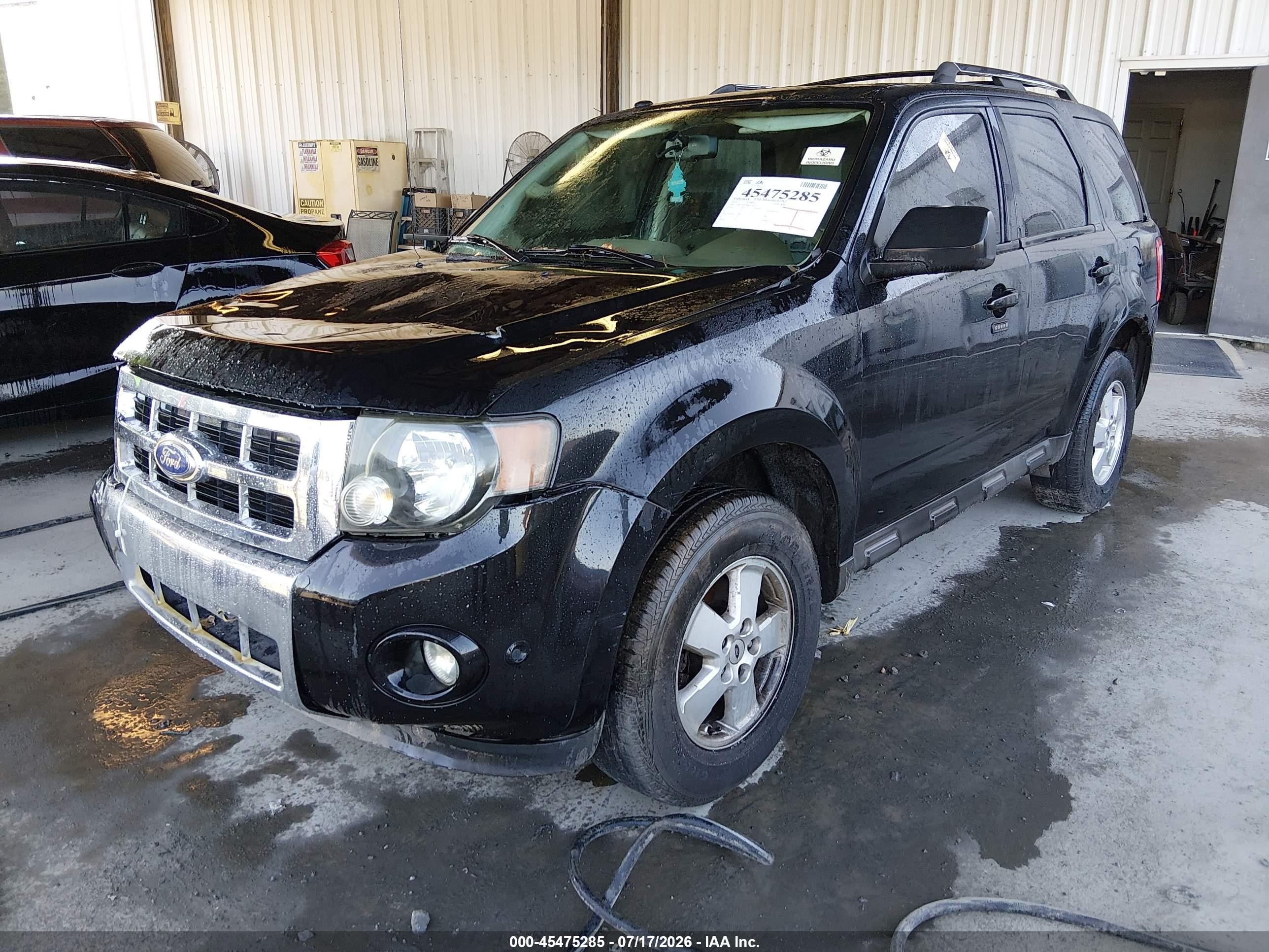 2011 Ford Escape Limited Black vin: 1FMCU9E70BKA39475