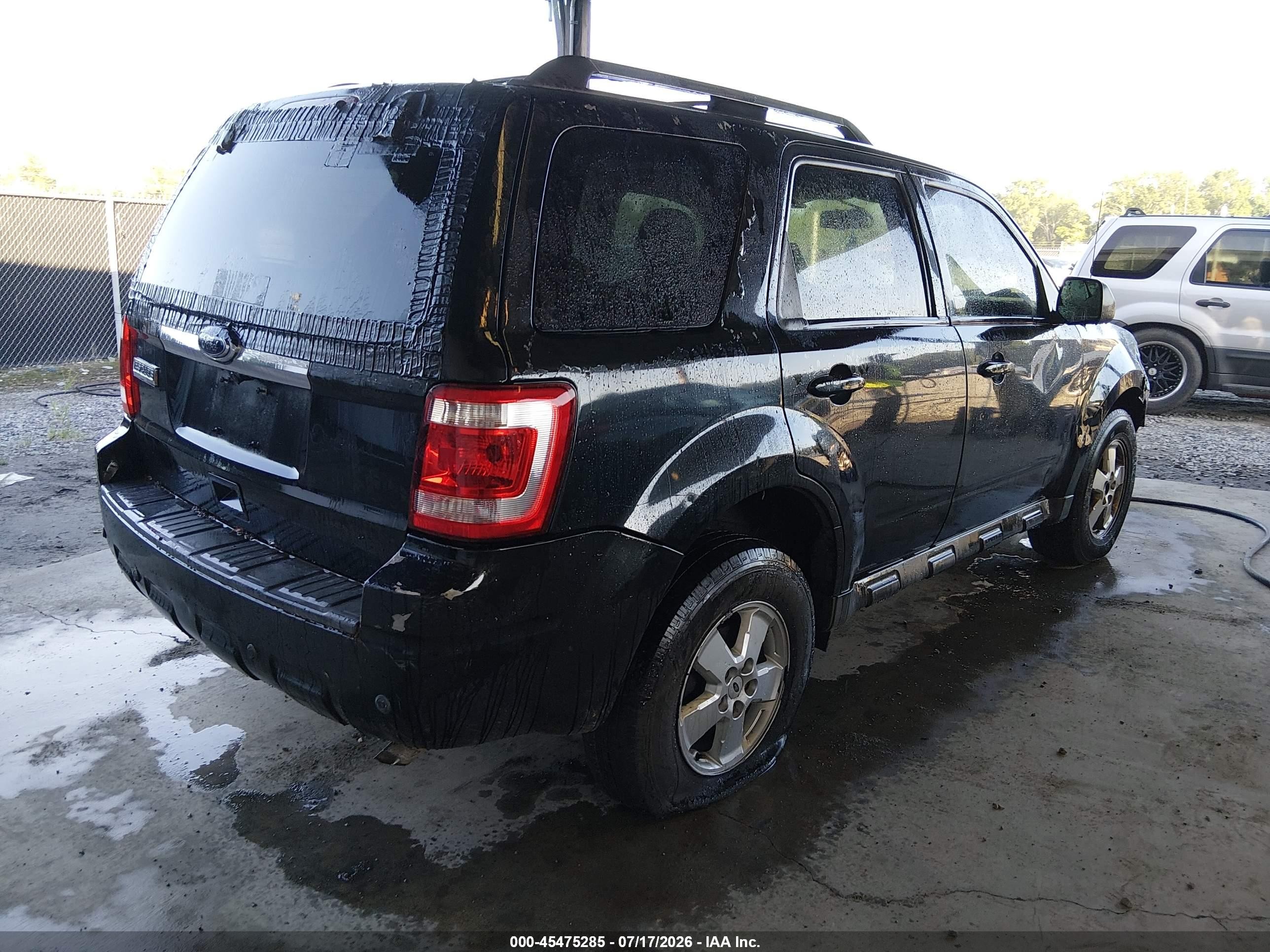 2011 Ford Escape Limited Black vin: 1FMCU9E70BKA39475