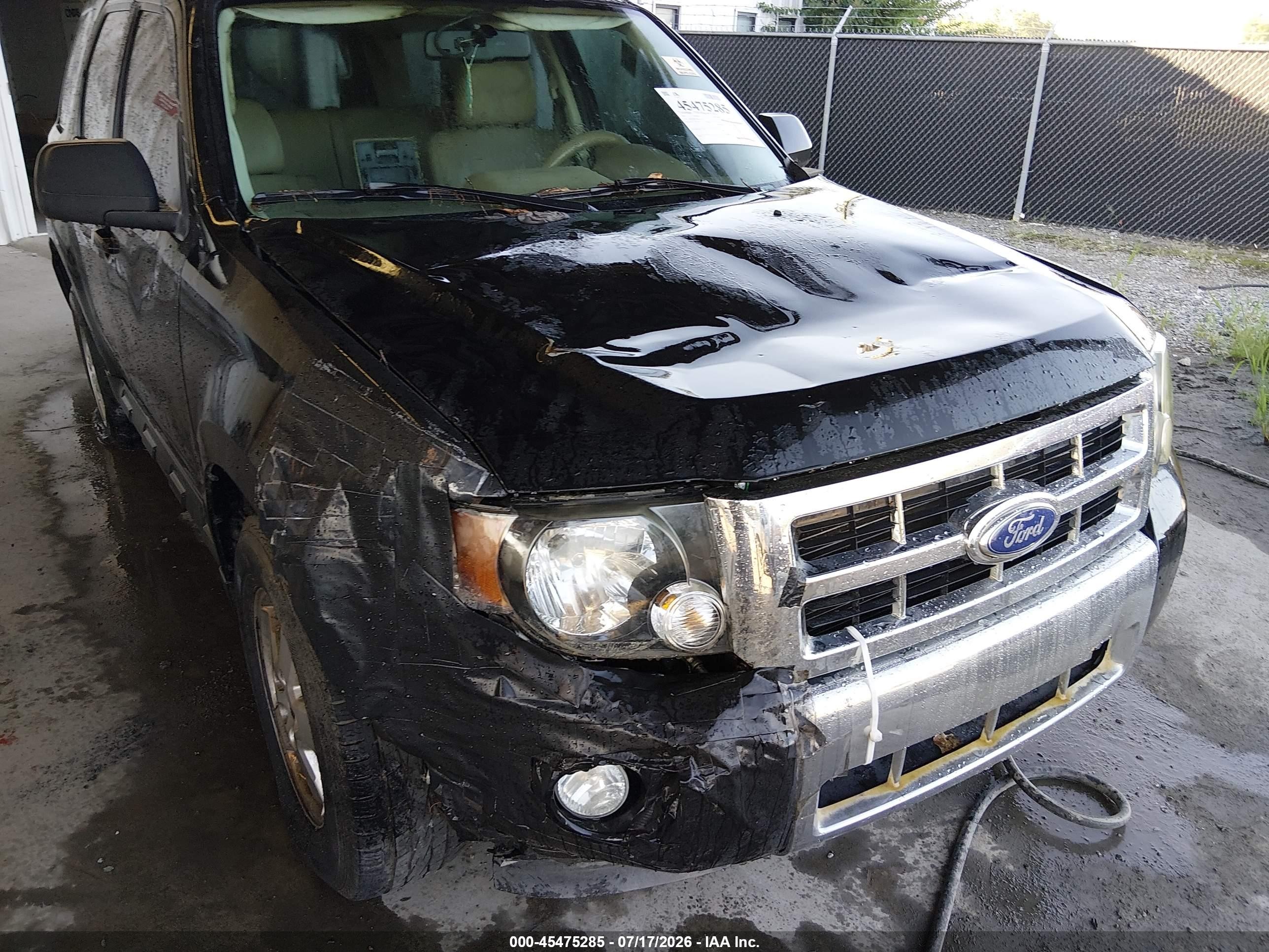 2011 Ford Escape Limited Black vin: 1FMCU9E70BKA39475