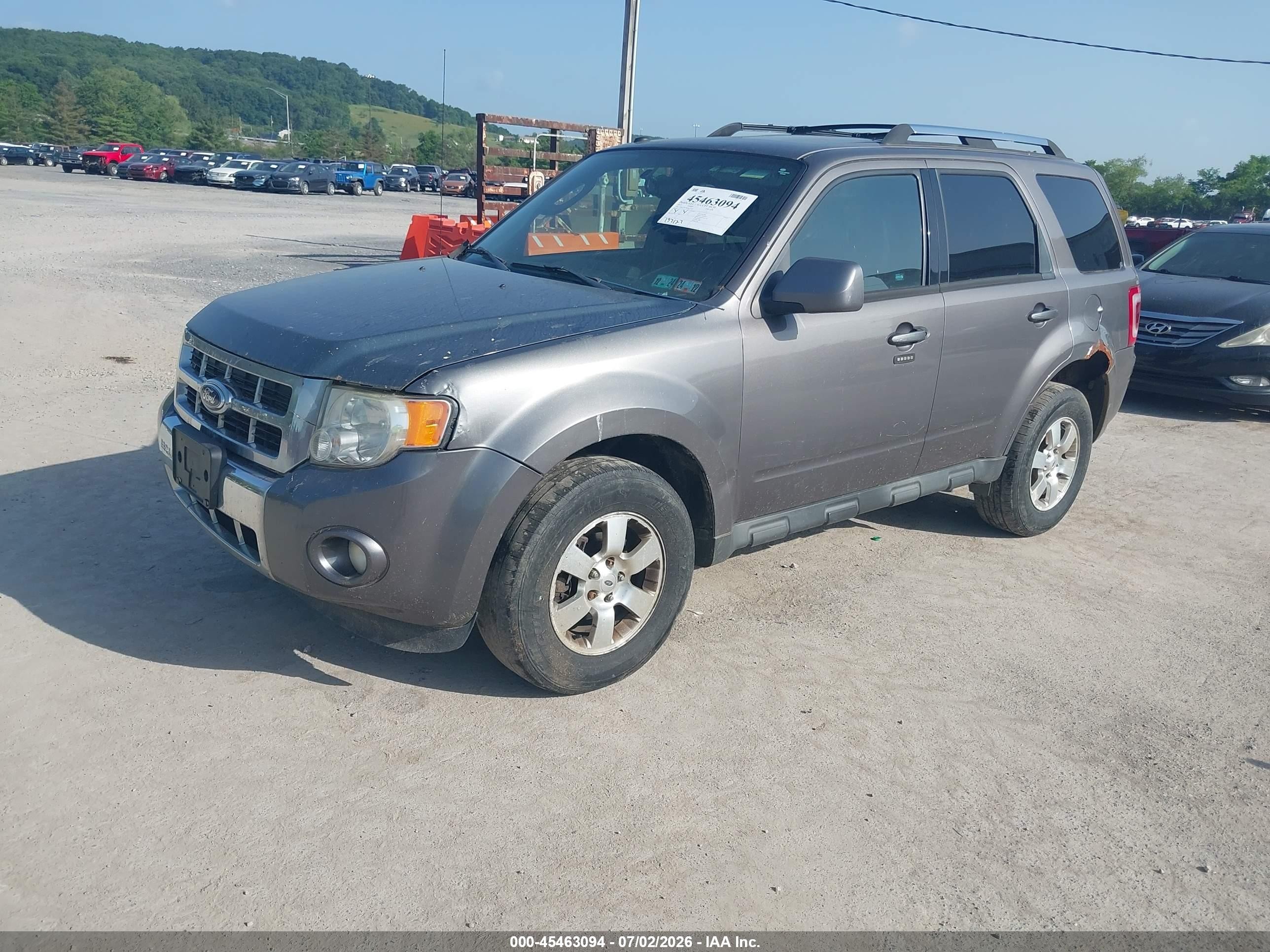 2012 Ford Escape Limited Gray vin: 1FMCU9E70CKC03342