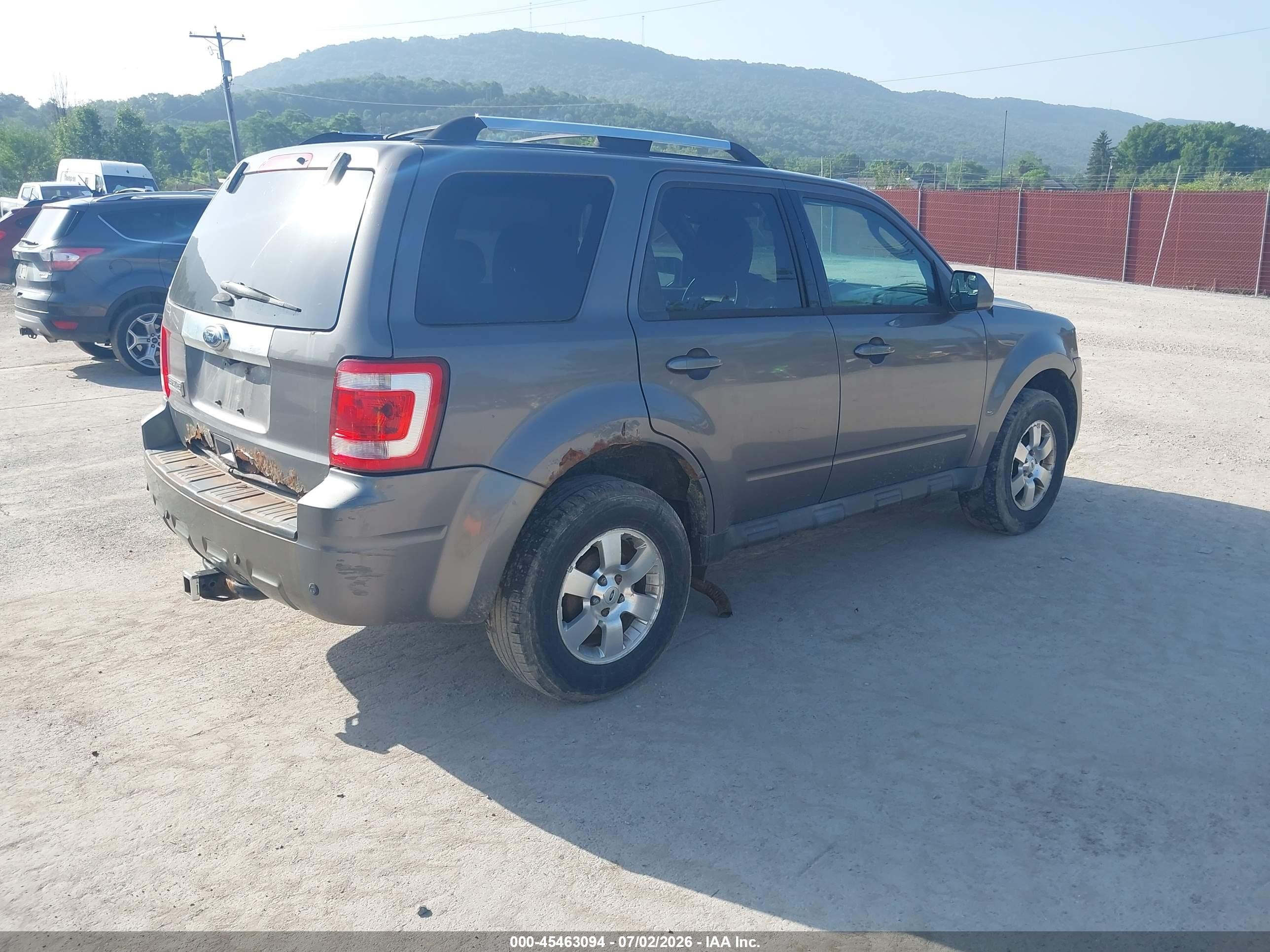 2012 Ford Escape Limited Gray vin: 1FMCU9E70CKC03342
