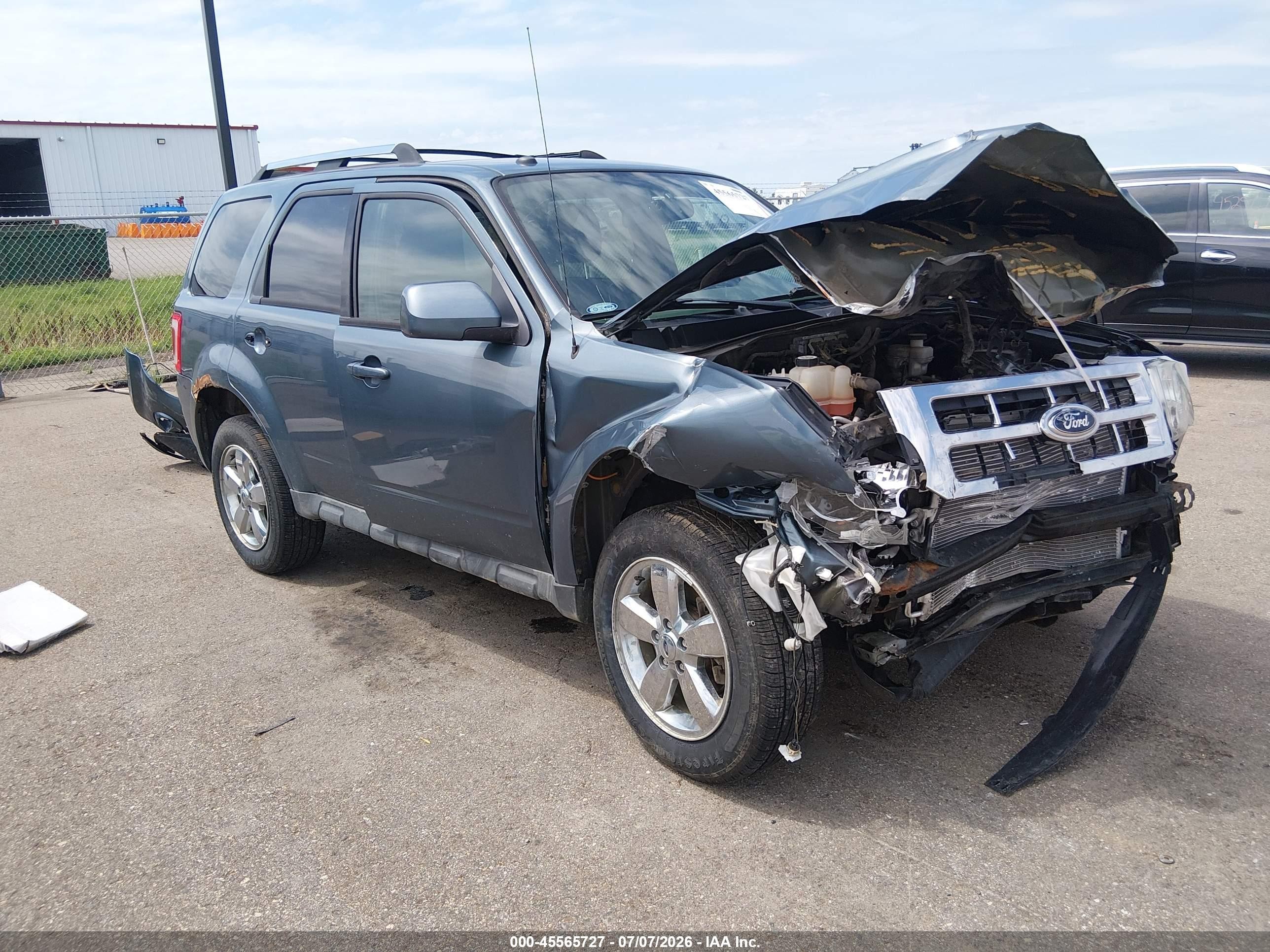 2012 Ford Escape Limited Синий vin: 1FMCU9E70CKC08041