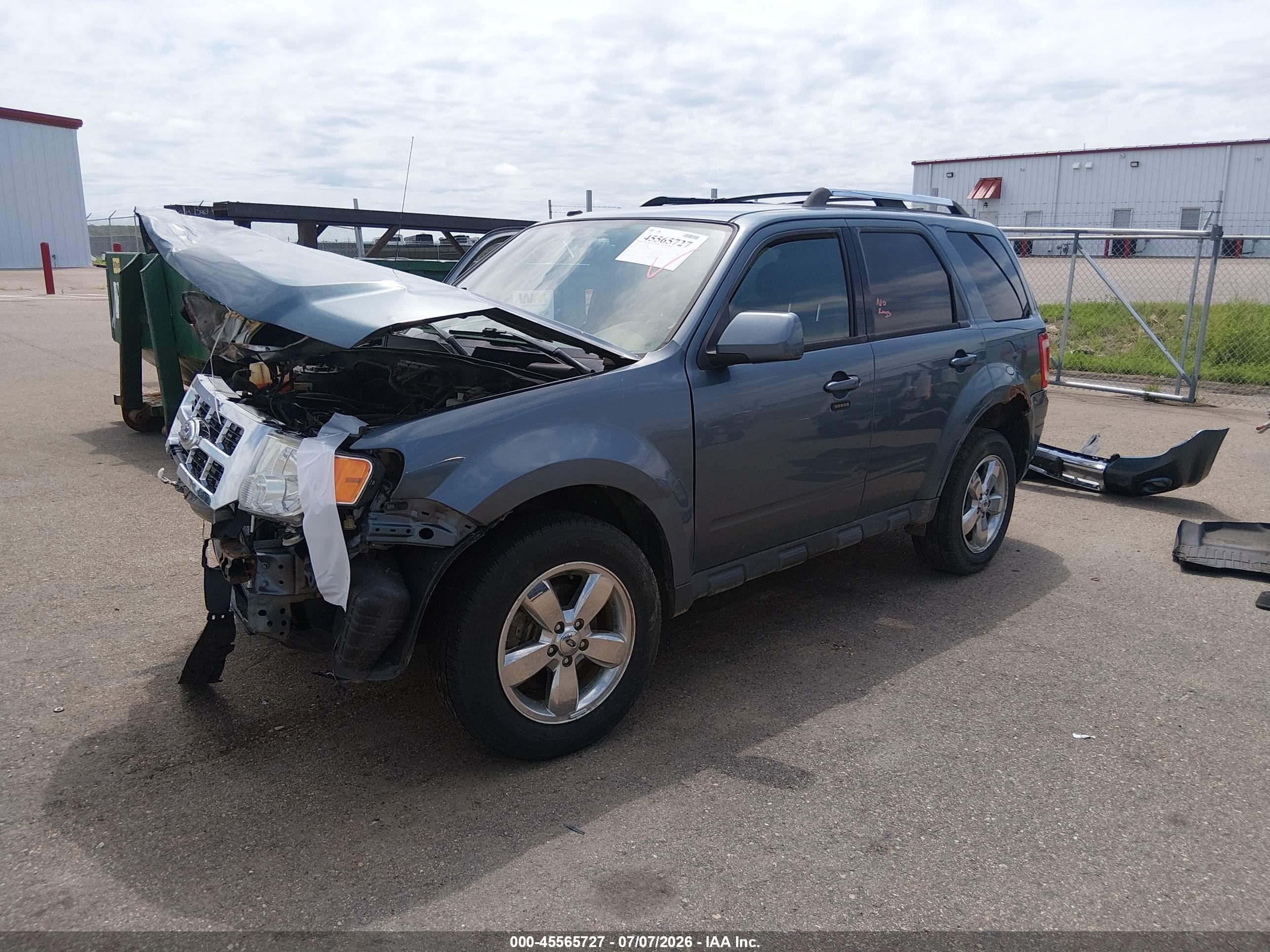 2012 Ford Escape Limited Blue vin: 1FMCU9E70CKC08041
