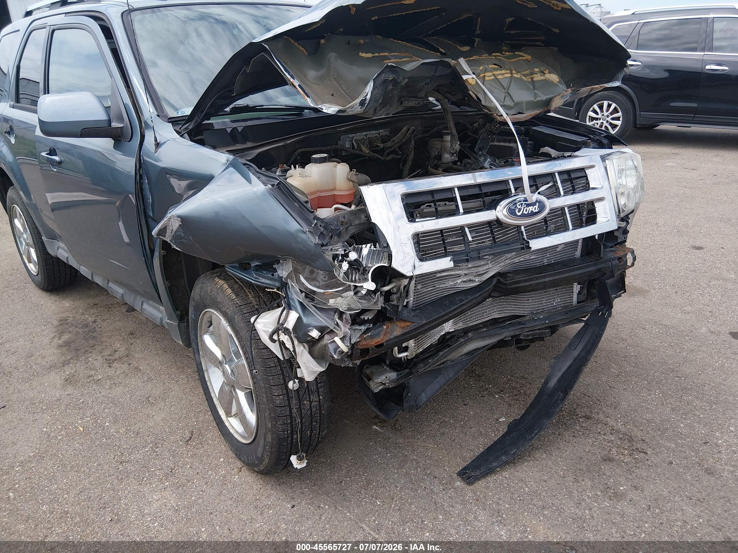 2012 Ford Escape Limited Blue vin: 1FMCU9E70CKC08041
