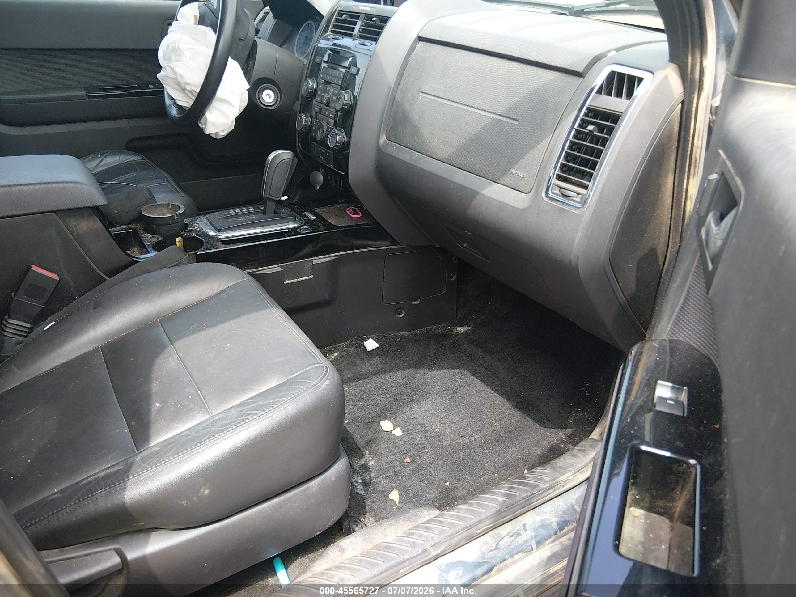 2012 Ford Escape Limited Blue vin: 1FMCU9E70CKC08041