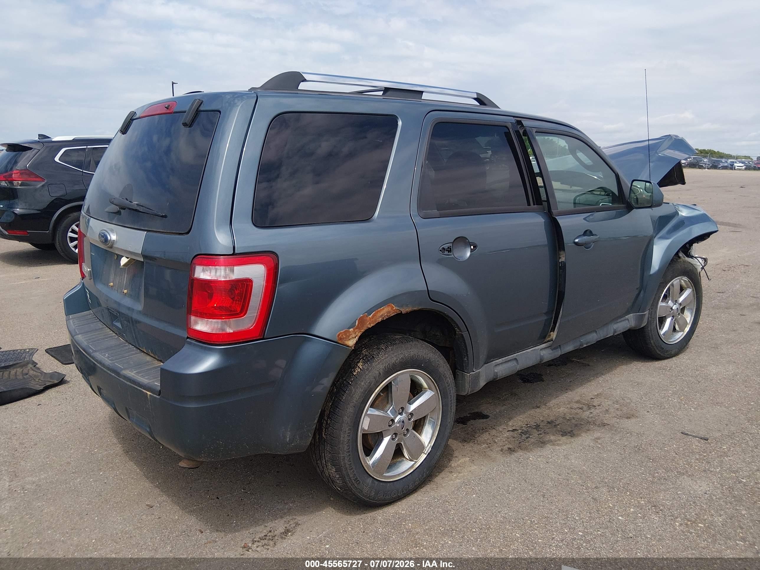 2012 Ford Escape Limited Blue vin: 1FMCU9E70CKC08041