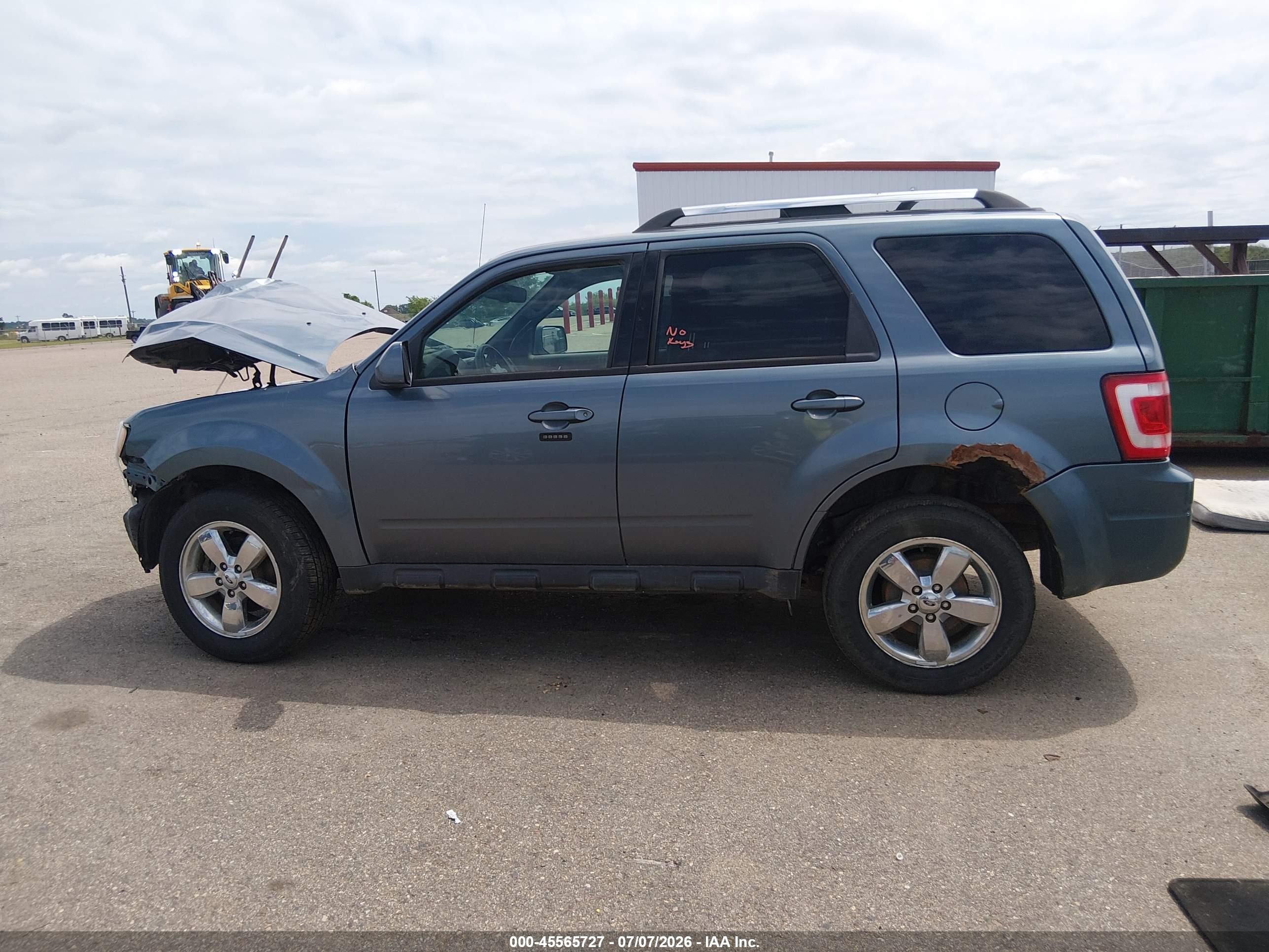 2012 Ford Escape Limited Blue vin: 1FMCU9E70CKC08041