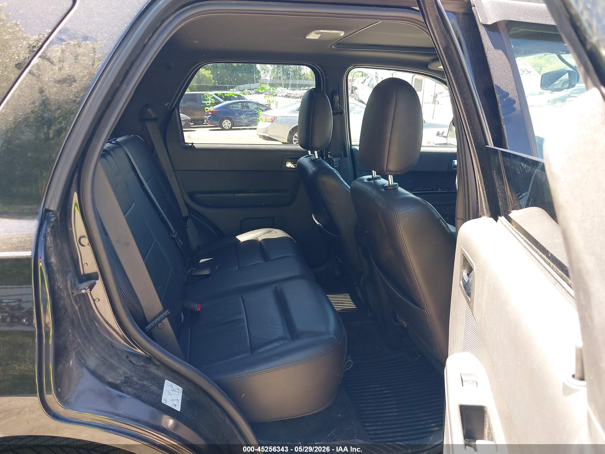 2012 Ford Escape Limited Черный vin: 1FMCU9E70CKC25356