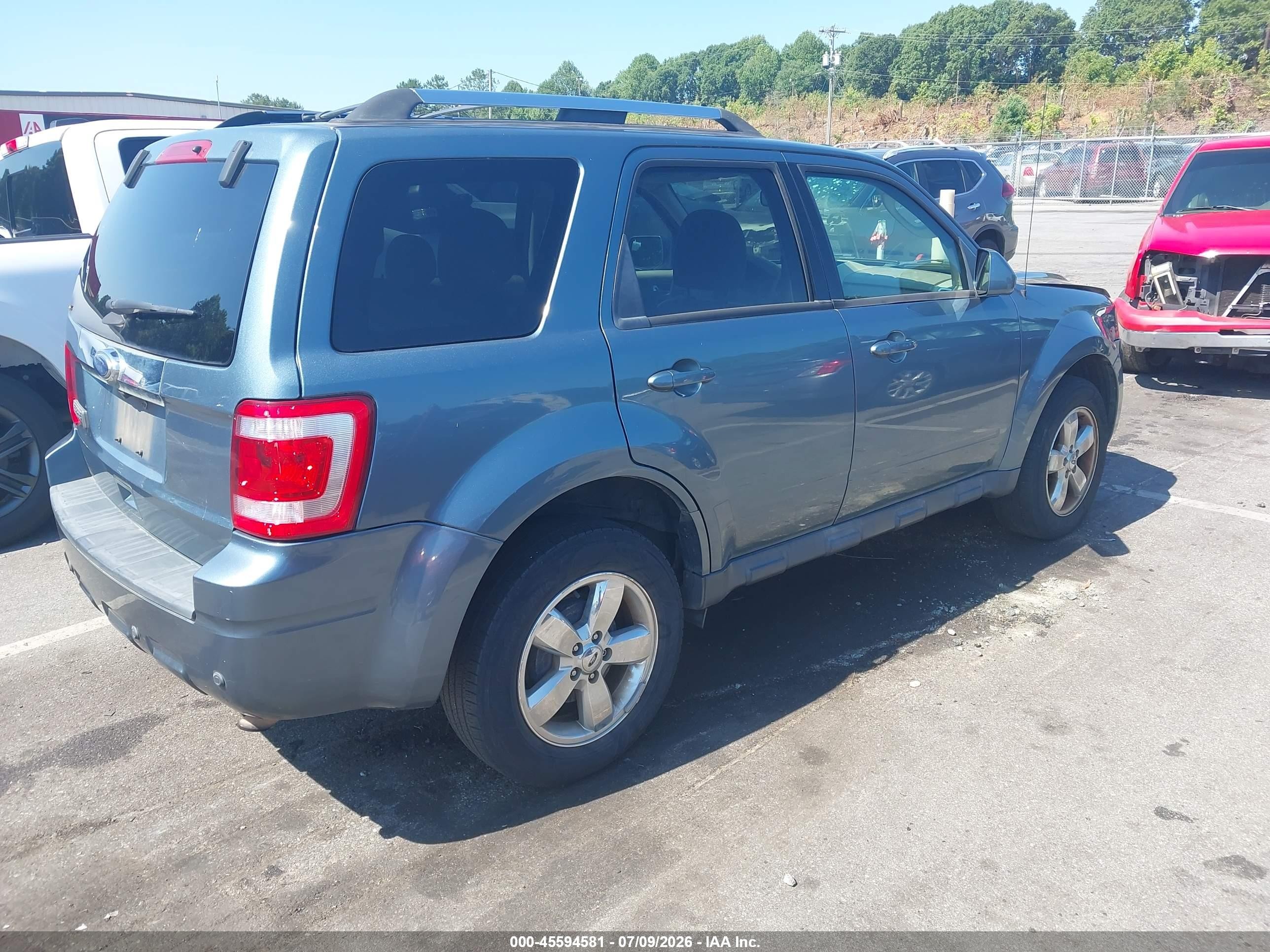 2011 Ford Escape Limited Blue vin: 1FMCU9E71BKC22528