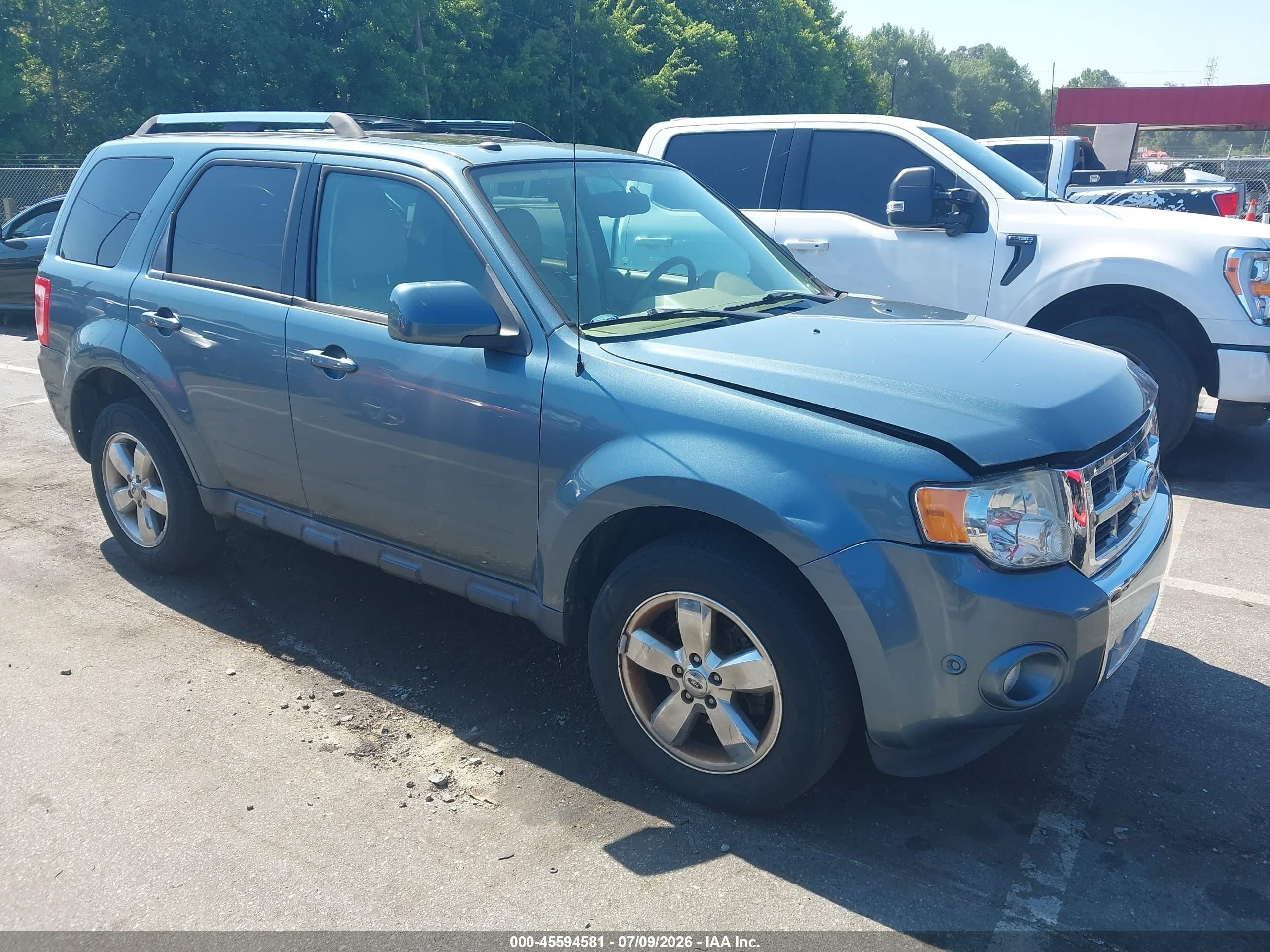 2011 Ford Escape Limited Blue vin: 1FMCU9E71BKC22528