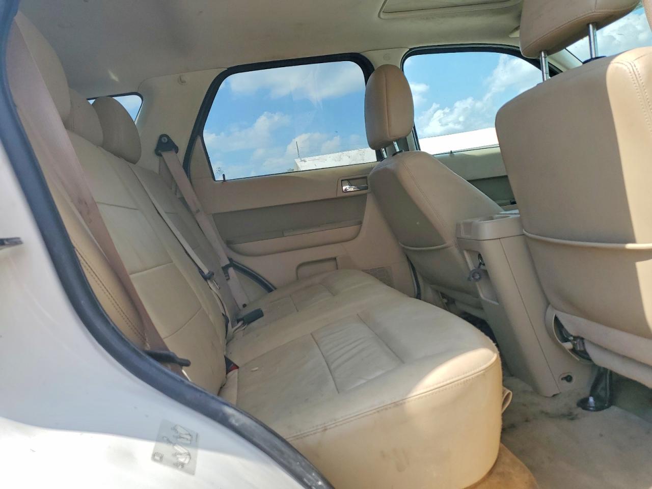 2012 Ford Escape Limited White vin: 1FMCU9E71CKA89657
