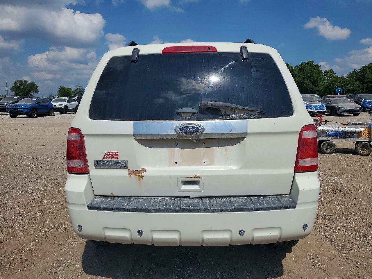 2012 Ford Escape Limited White vin: 1FMCU9E71CKA89657