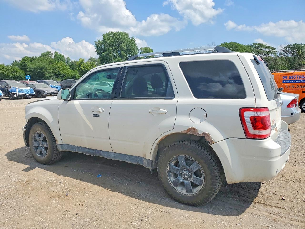 2012 Ford Escape Limited White vin: 1FMCU9E71CKA89657