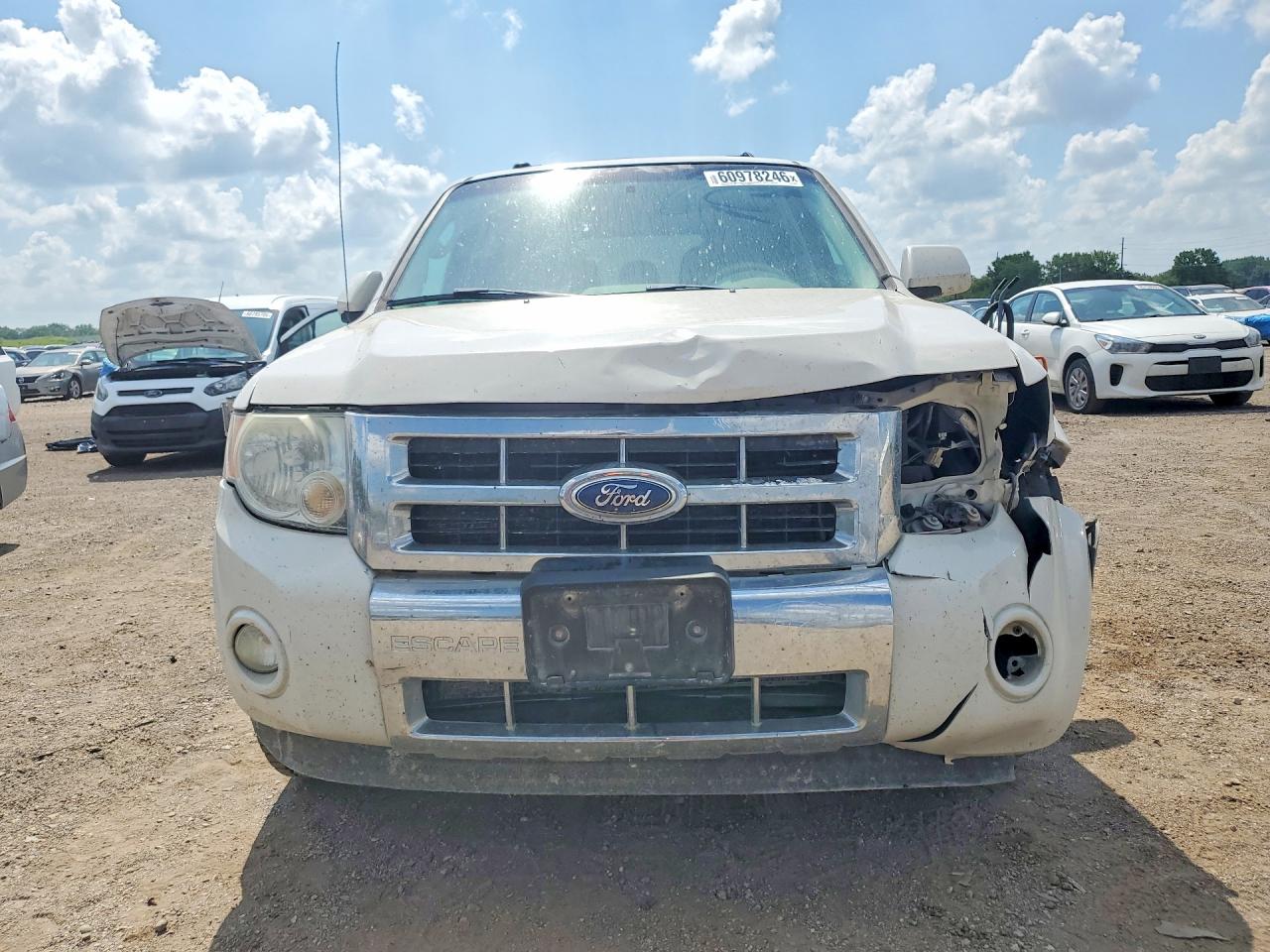2012 Ford Escape Limited White vin: 1FMCU9E71CKA89657