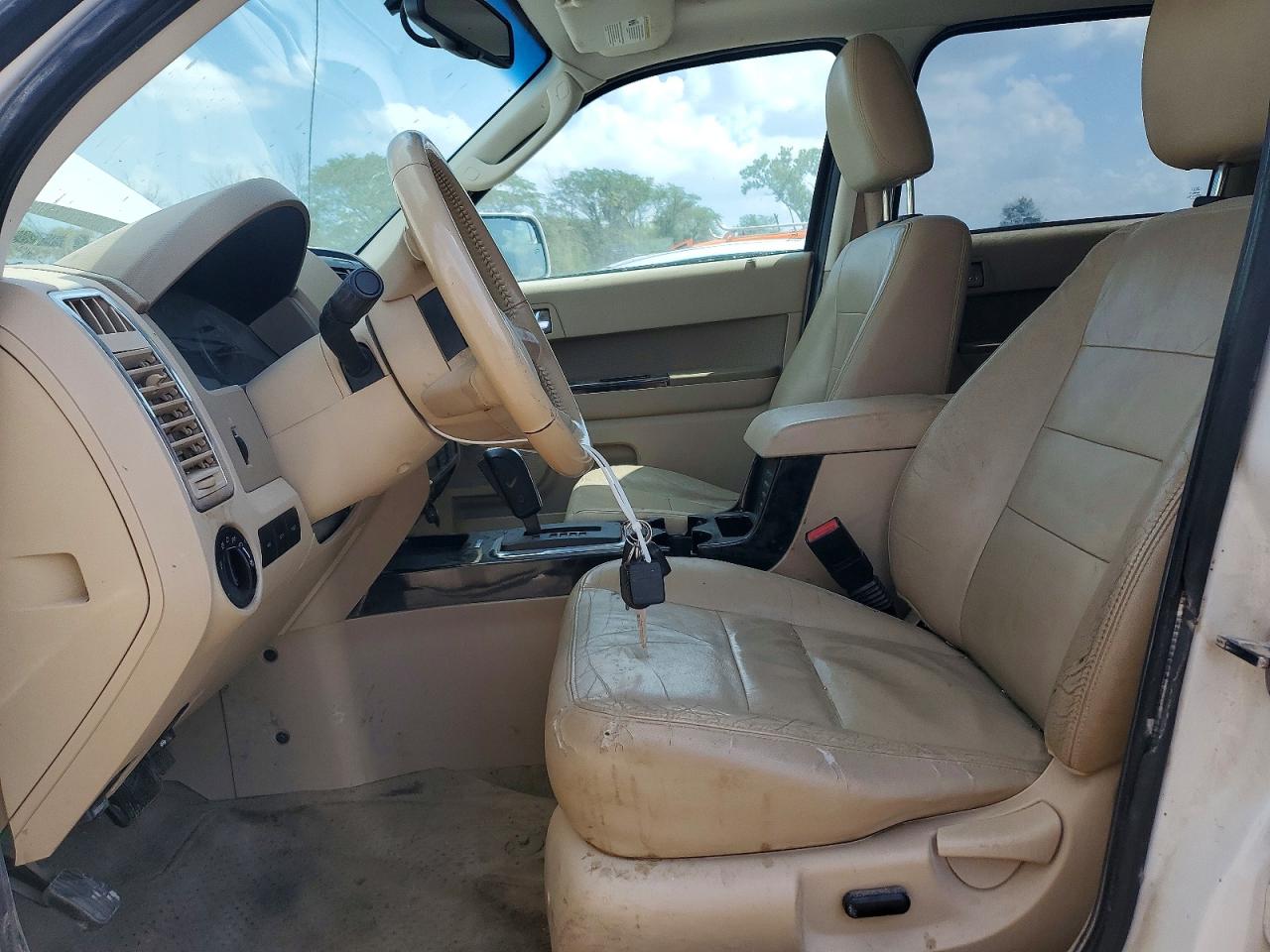 2012 Ford Escape Limited White vin: 1FMCU9E71CKA89657