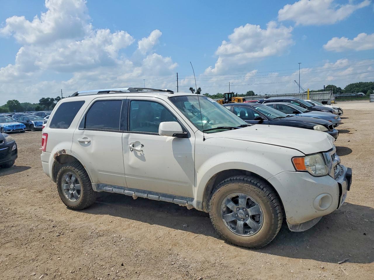 2012 Ford Escape Limited White vin: 1FMCU9E71CKA89657