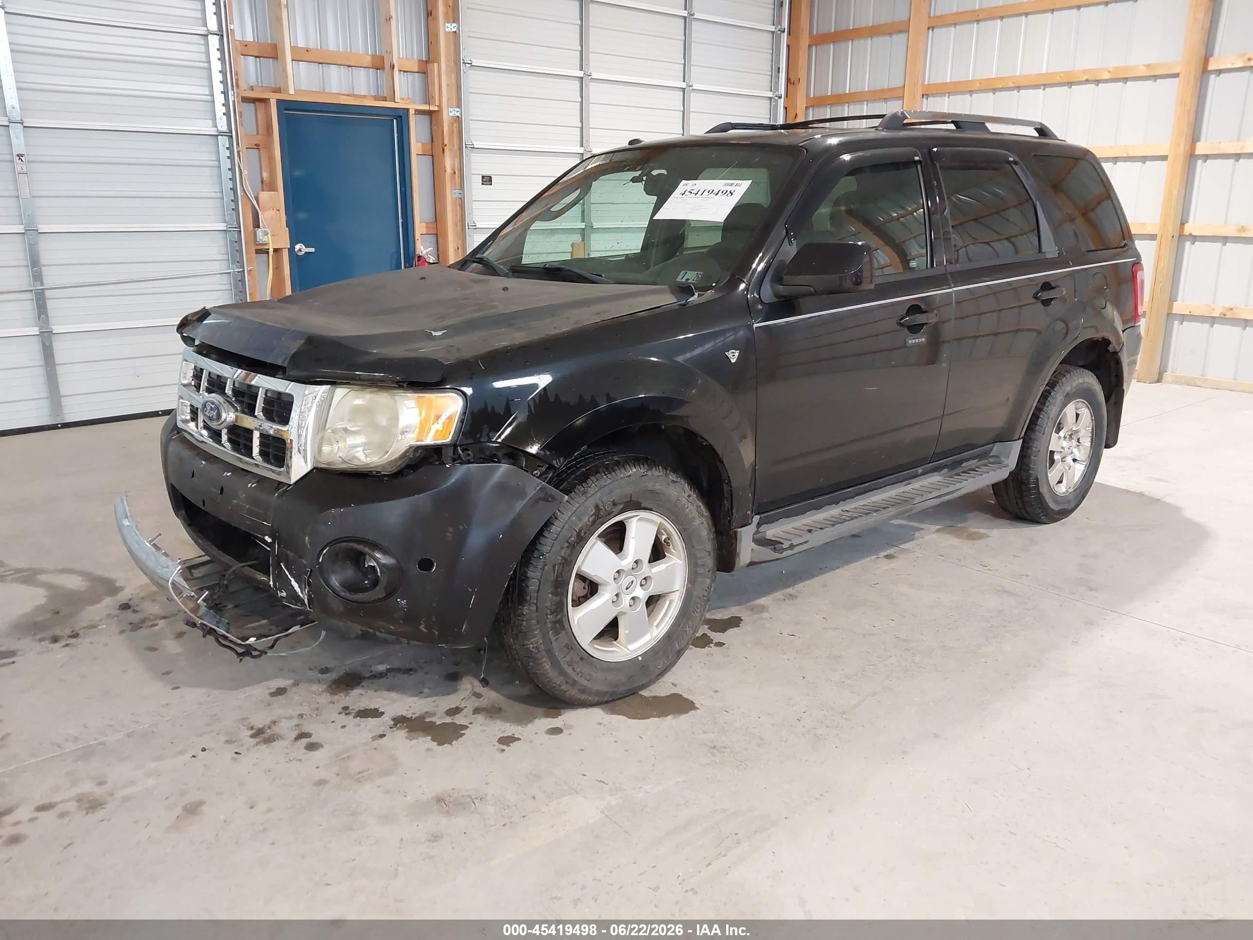 2011 Ford Escape Limited Black vin: 1FMCU9E72BKC03809