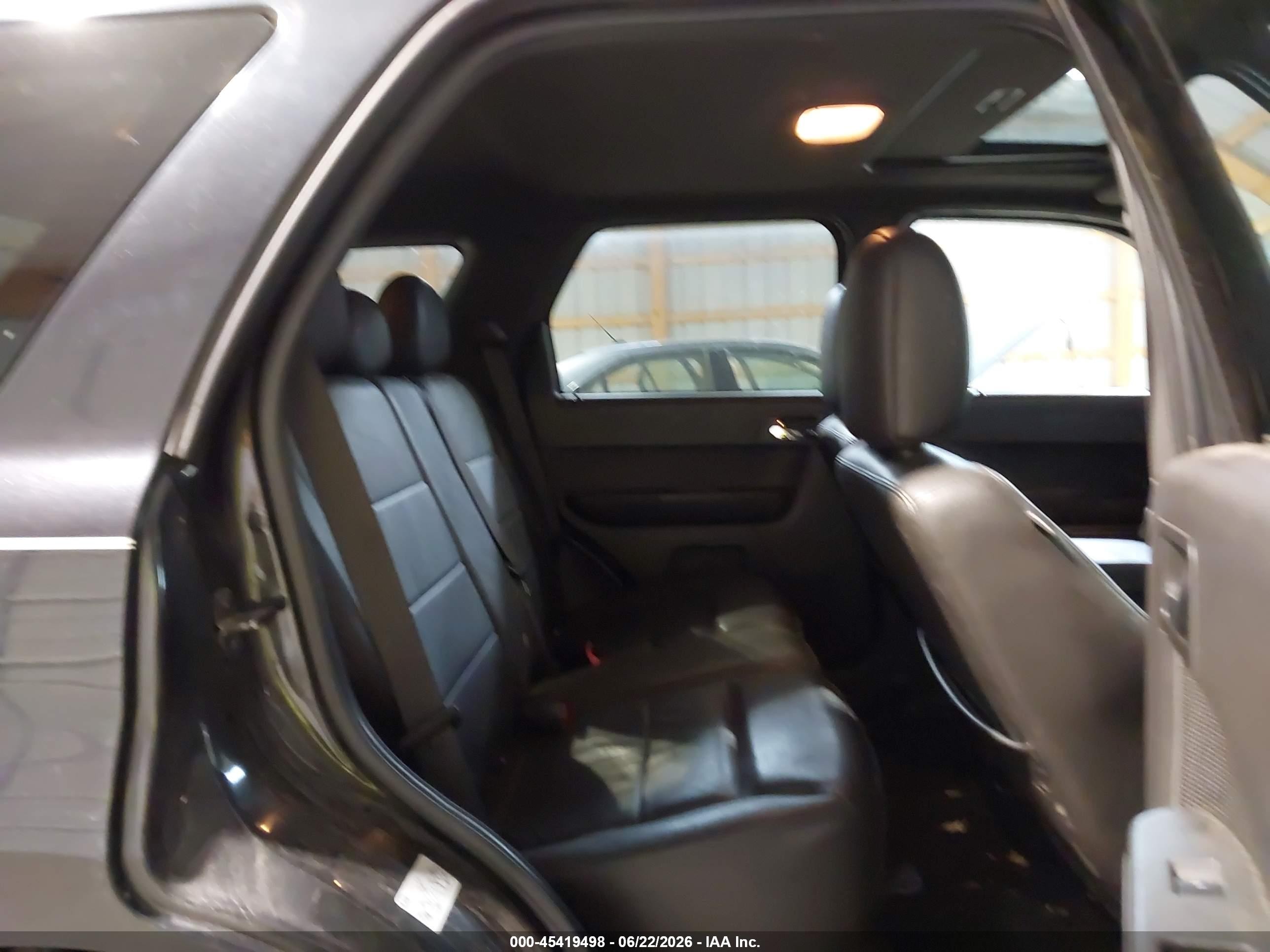 2011 Ford Escape Limited Black vin: 1FMCU9E72BKC03809