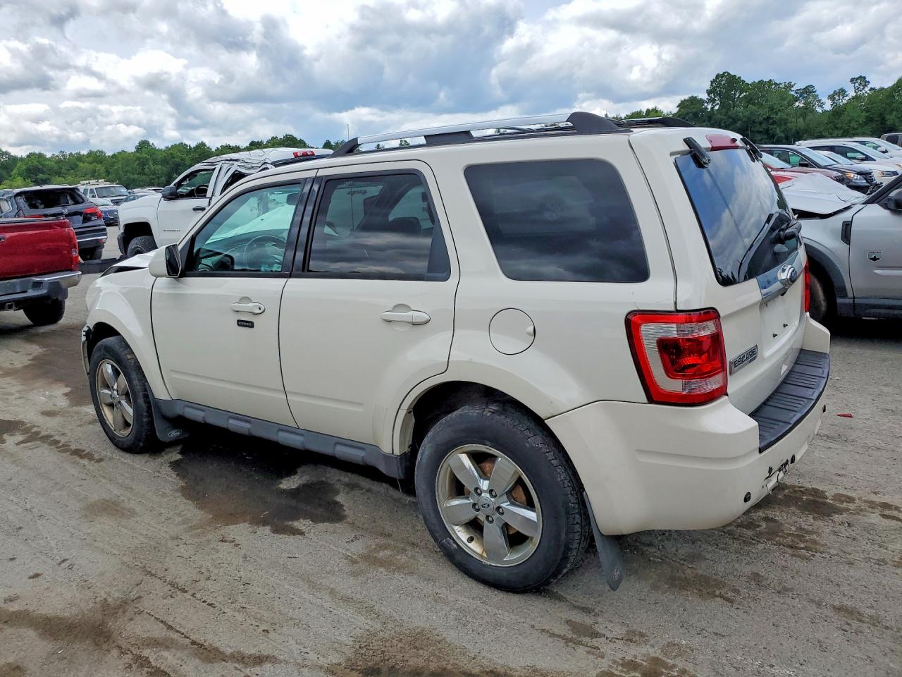 2012 Ford Escape Limited White vin: 1FMCU9E72CKA63360