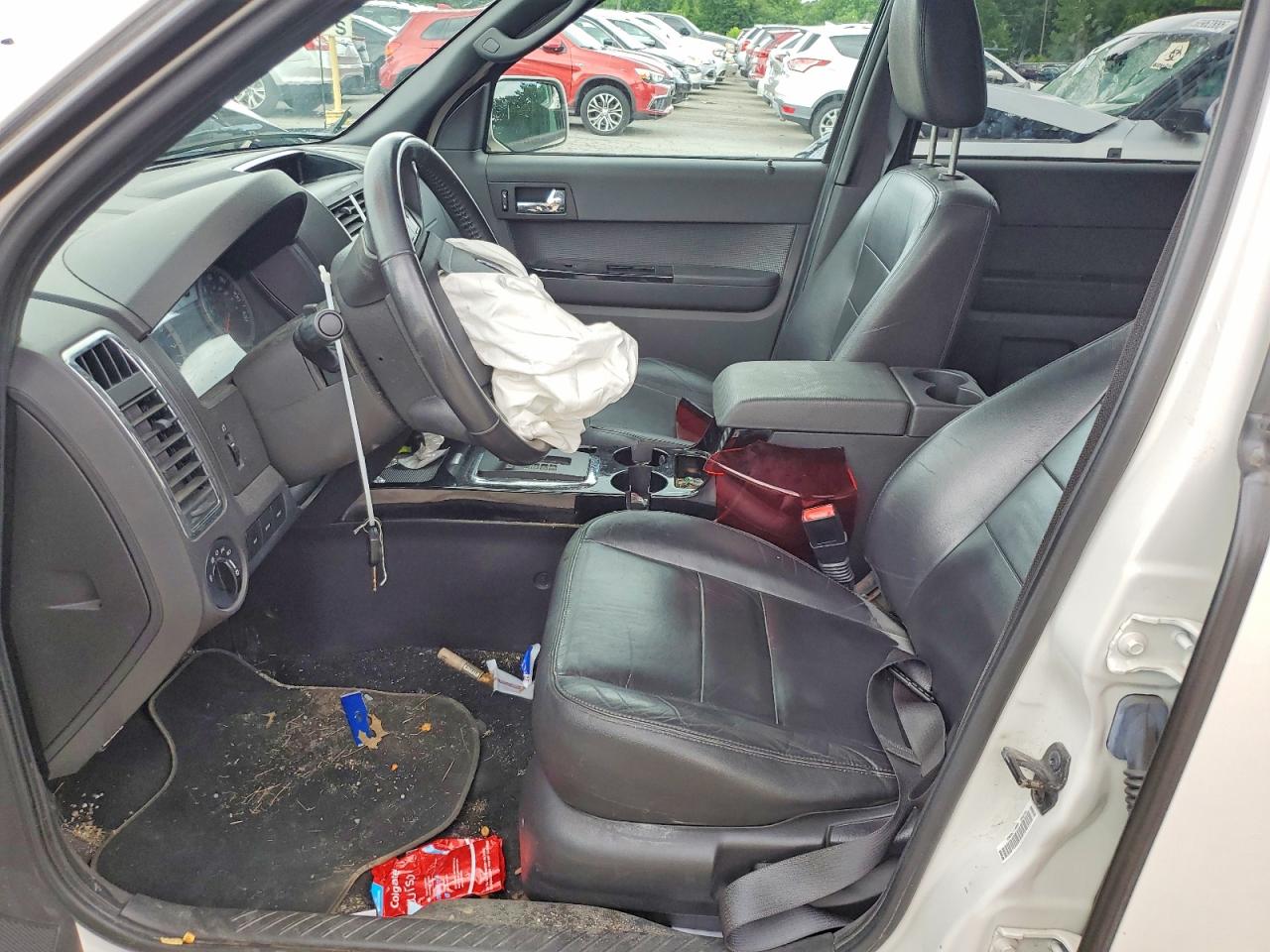 2012 Ford Escape Limited White vin: 1FMCU9E72CKA63360