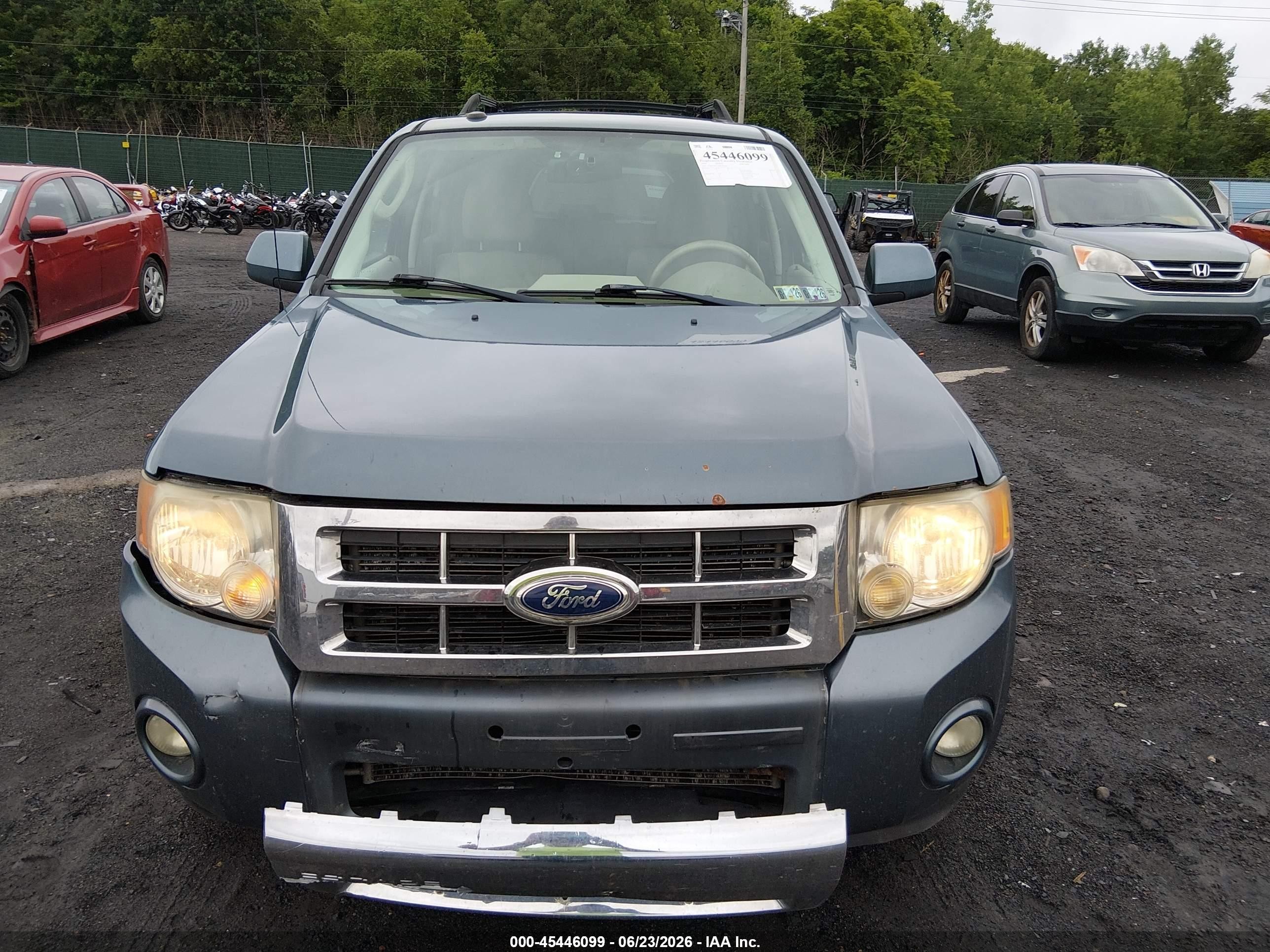 2010 Ford Escape Limited Blue vin: 1FMCU9E73AKC99769