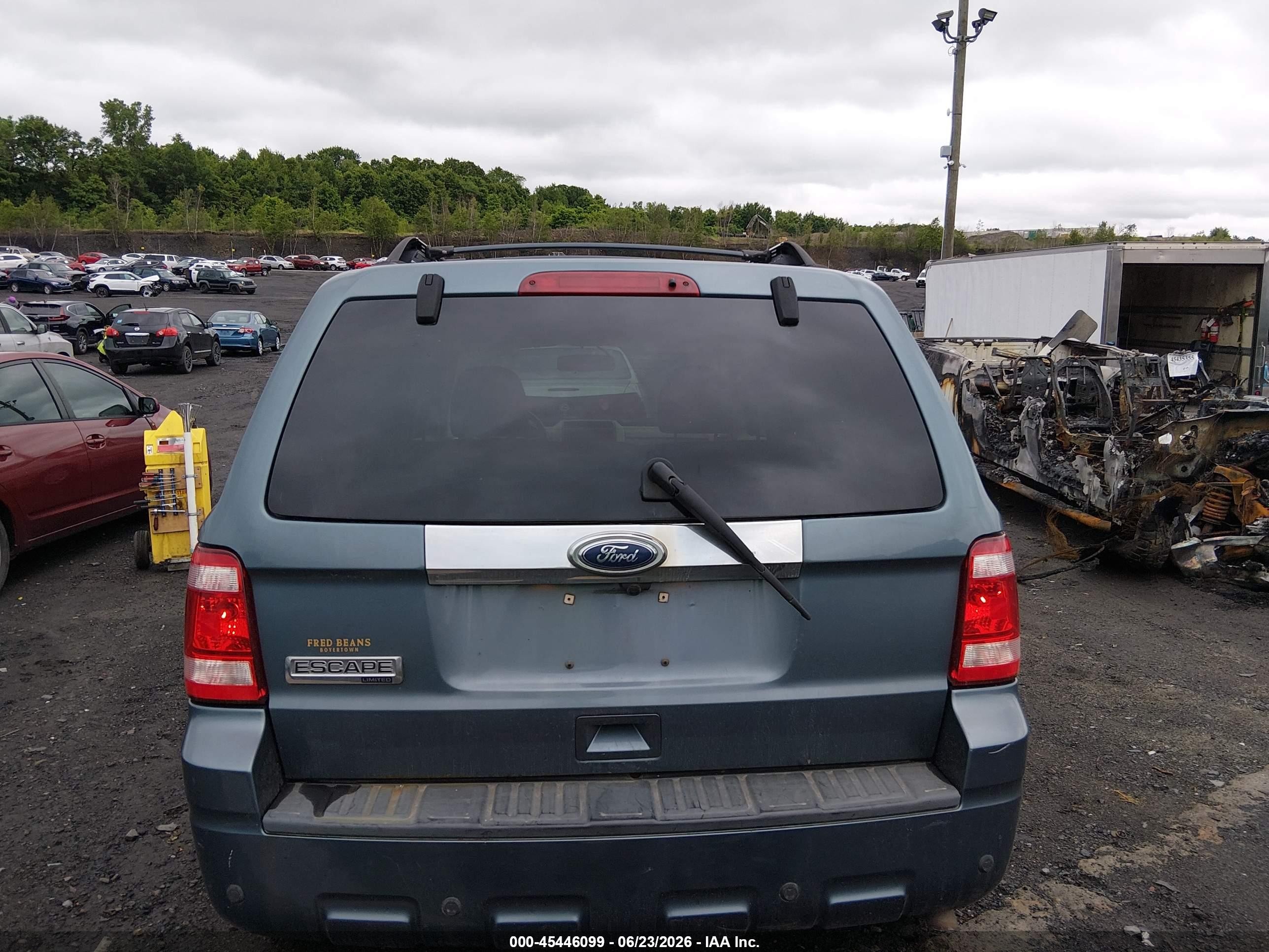 2010 Ford Escape Limited Blue vin: 1FMCU9E73AKC99769