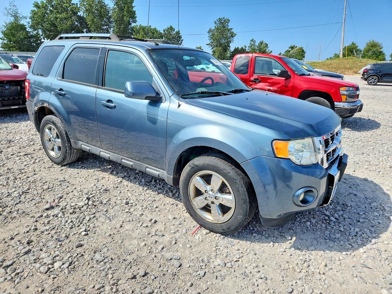 2012 Ford Escape Limited Blue vin: 1FMCU9E74CKC38286