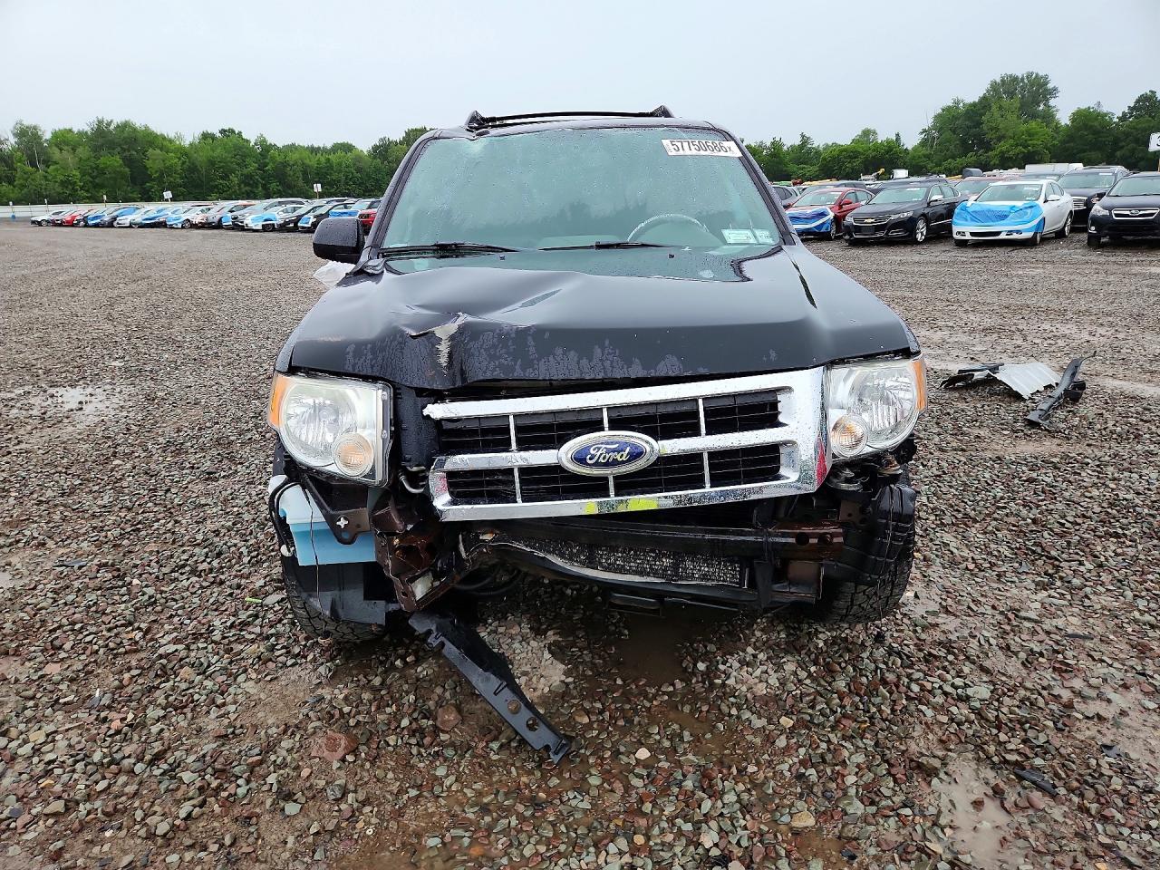 2012 Ford Escape Limited Black vin: 1FMCU9E74CKC39163