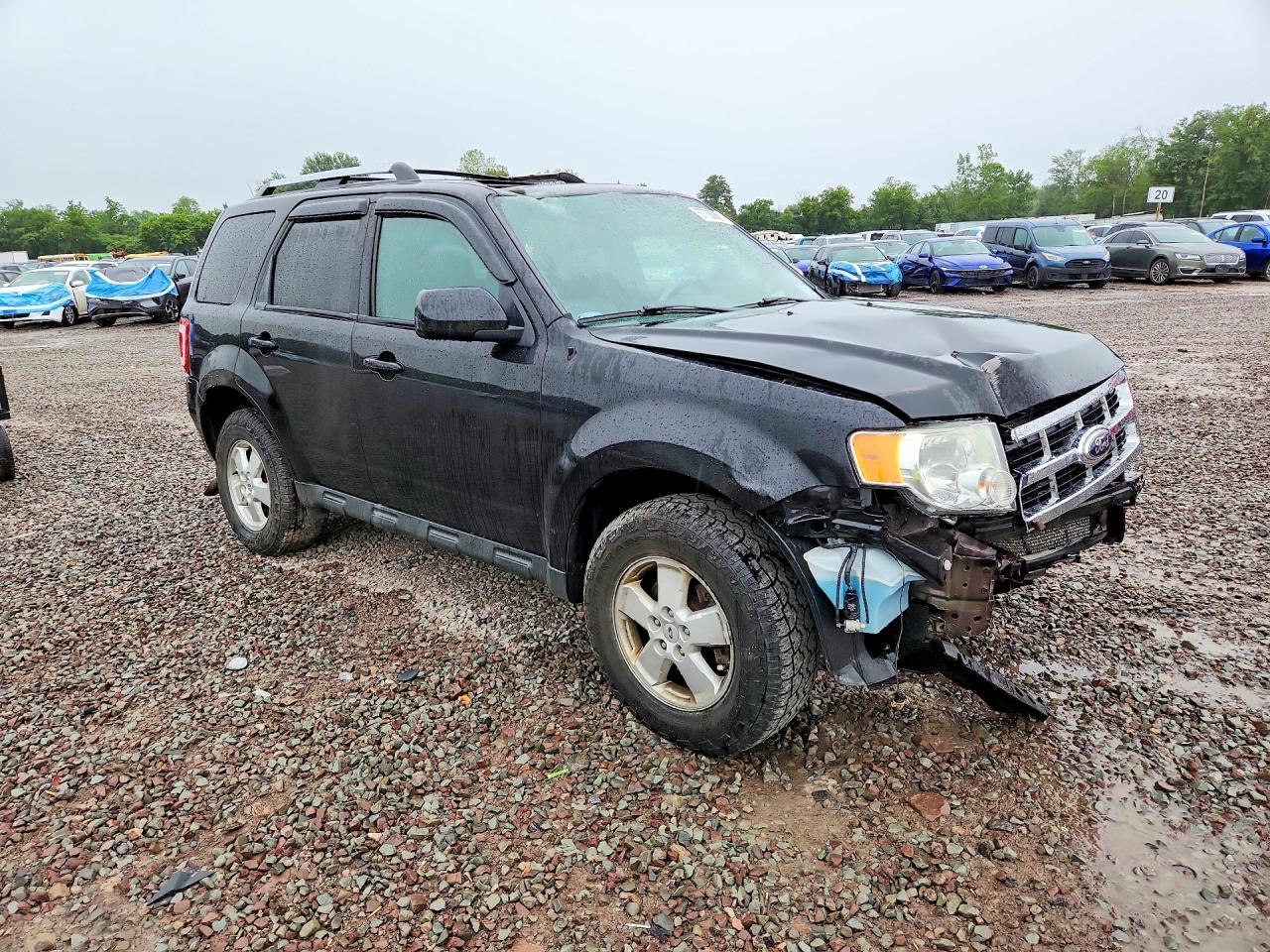 2012 Ford Escape Limited Black vin: 1FMCU9E74CKC39163