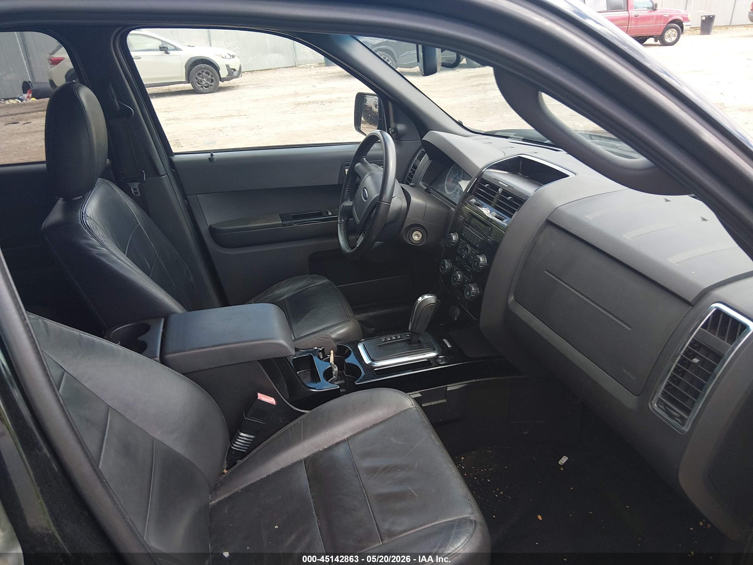 2012 Ford Escape Limited Black vin: 1FMCU9E74CKC44816
