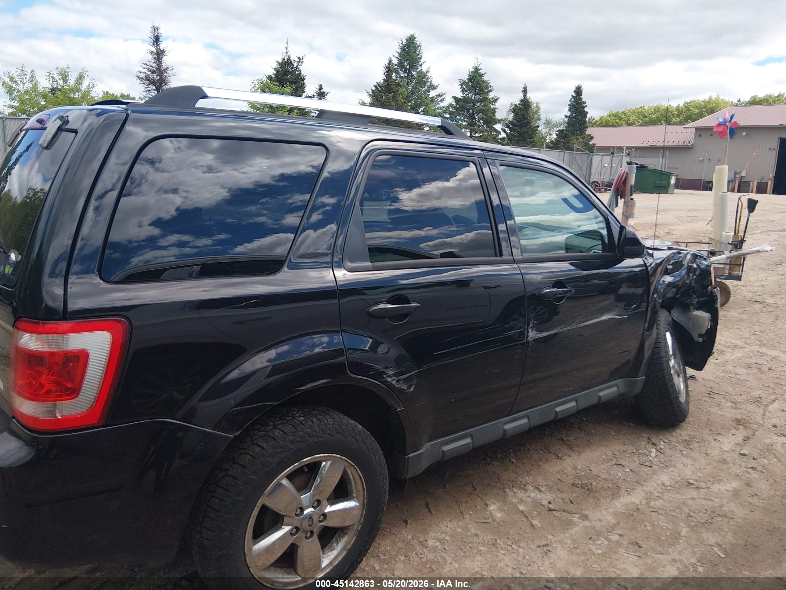 2012 Ford Escape Limited Black vin: 1FMCU9E74CKC44816