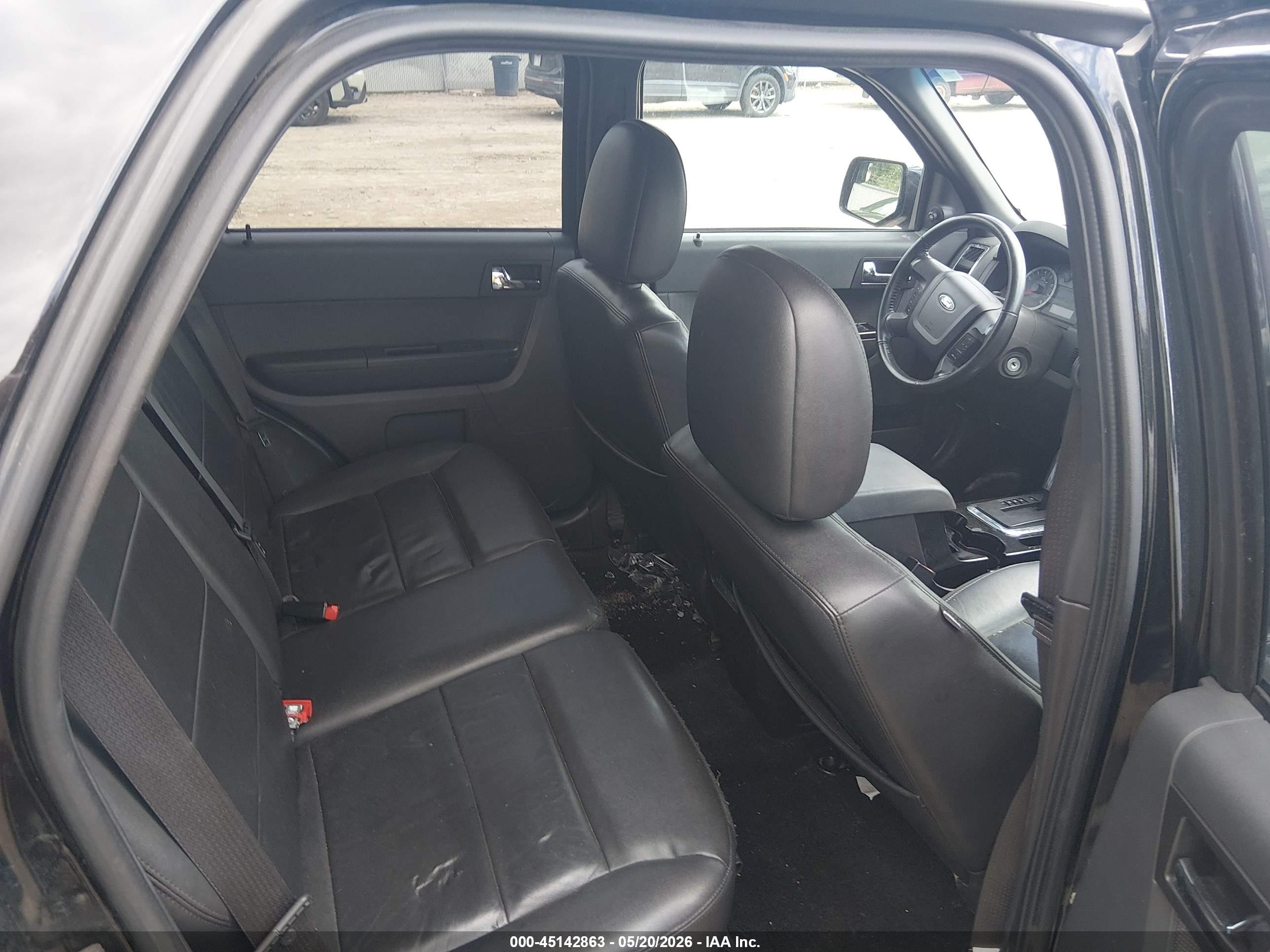 2012 Ford Escape Limited Black vin: 1FMCU9E74CKC44816