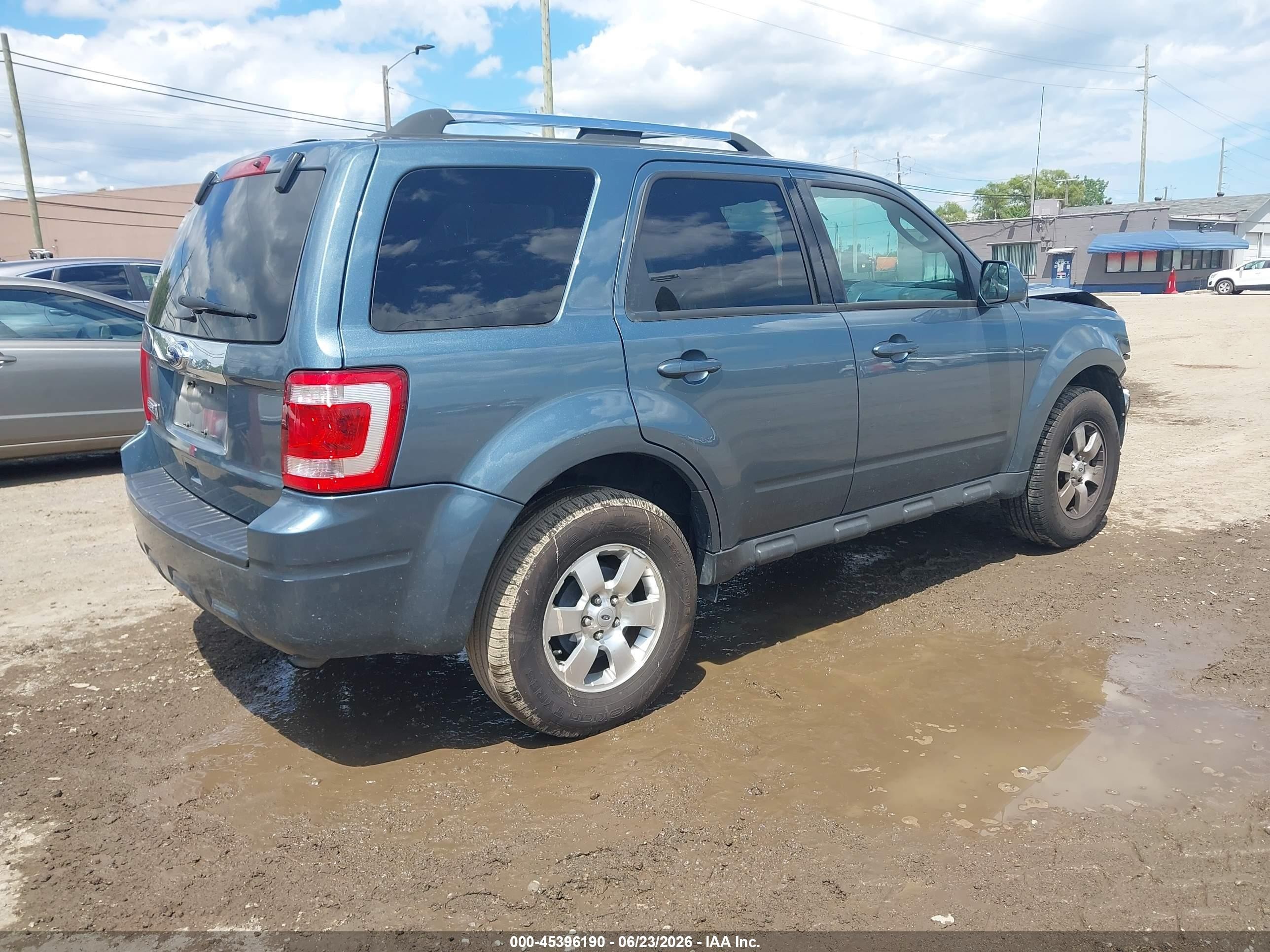 2012 Ford Escape Limited Синий vin: 1FMCU9E75CKC05409
