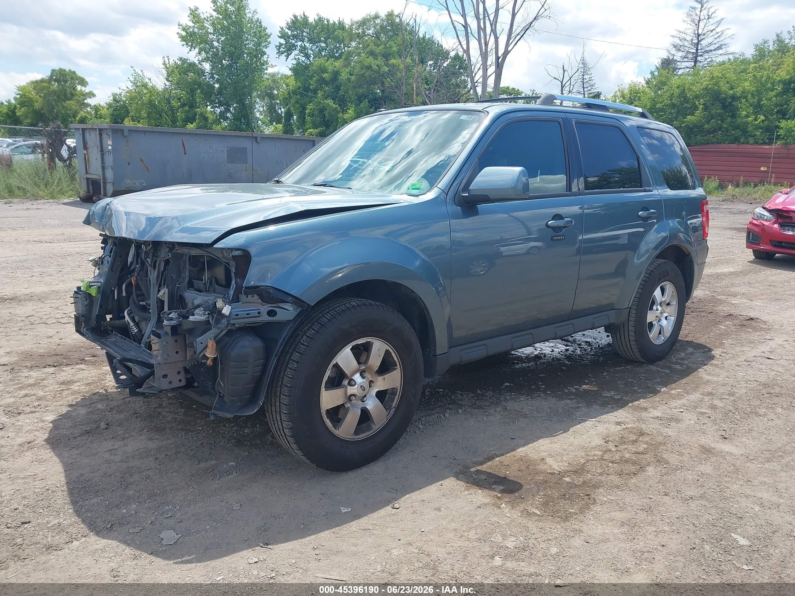 2012 Ford Escape Limited Синий vin: 1FMCU9E75CKC05409