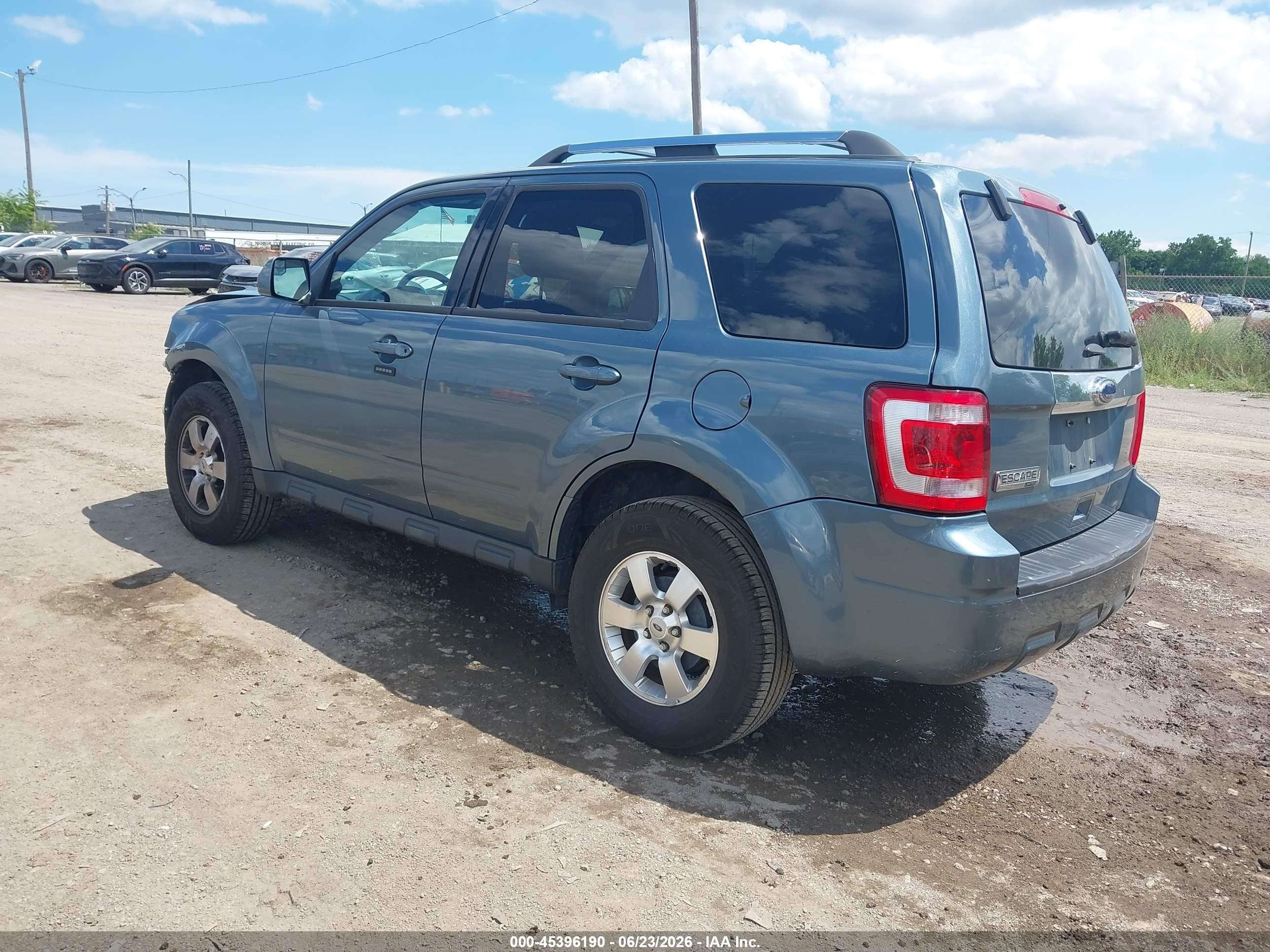 2012 Ford Escape Limited Синий vin: 1FMCU9E75CKC05409