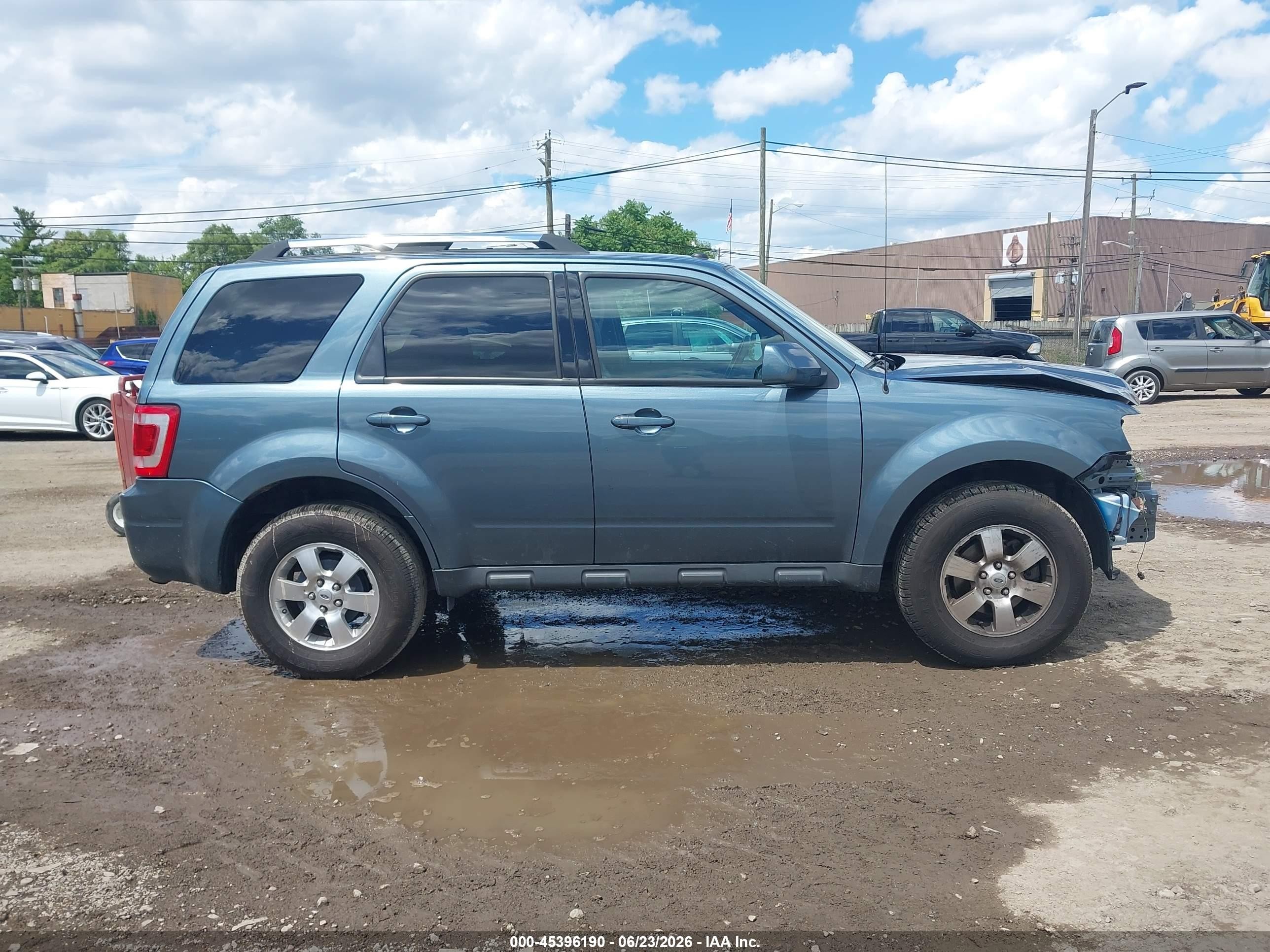 2012 Ford Escape Limited Синий vin: 1FMCU9E75CKC05409