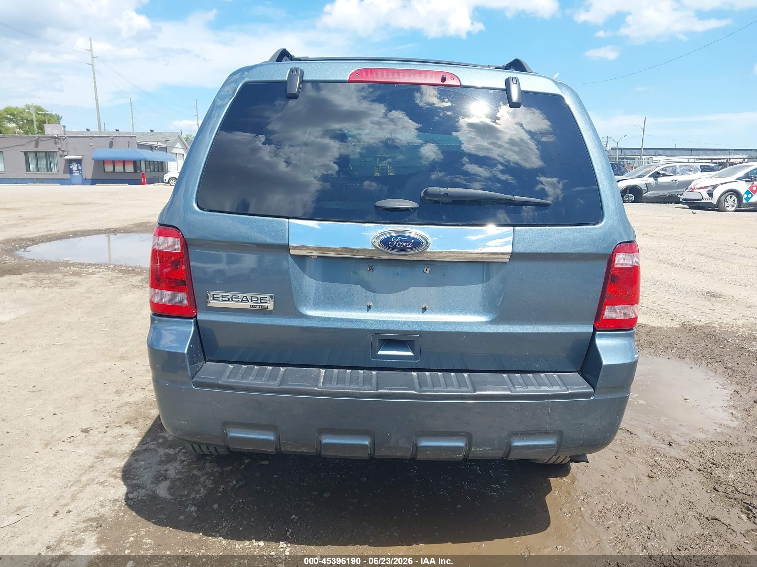 2012 Ford Escape Limited Синий vin: 1FMCU9E75CKC05409