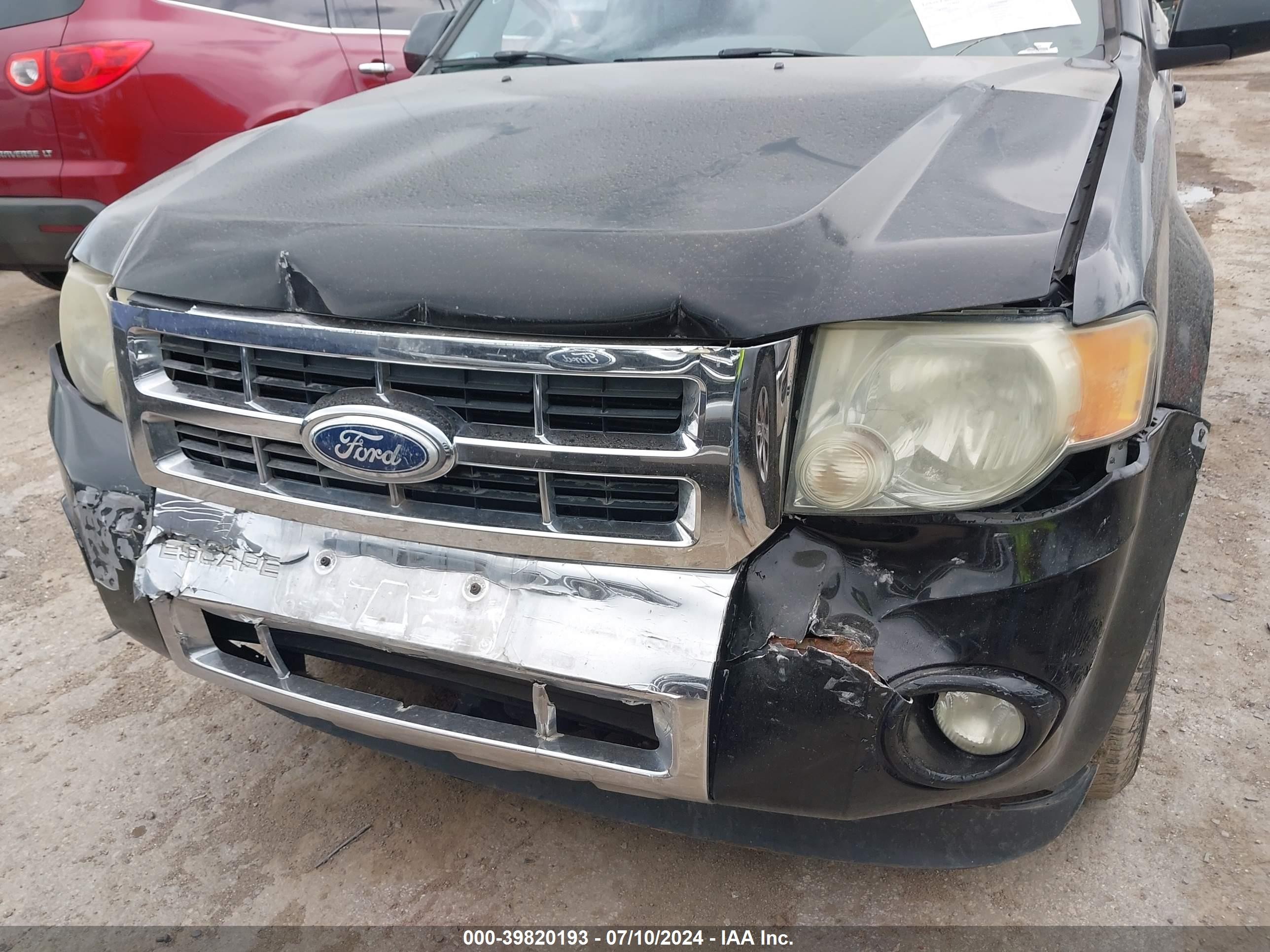 2010 Ford Escape Limited Black vin: 1FMCU9E76AKC59122