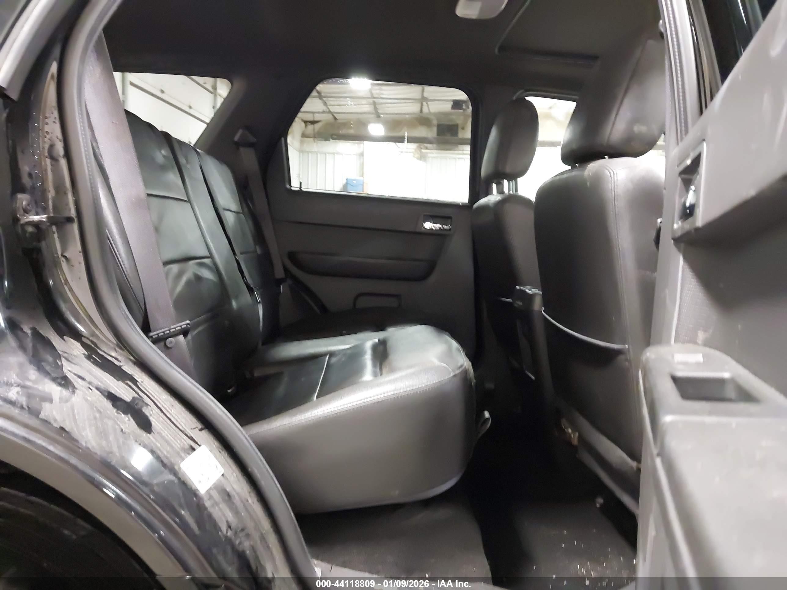 2012 Ford Escape Limited Черный vin: 1FMCU9E76CKB02192