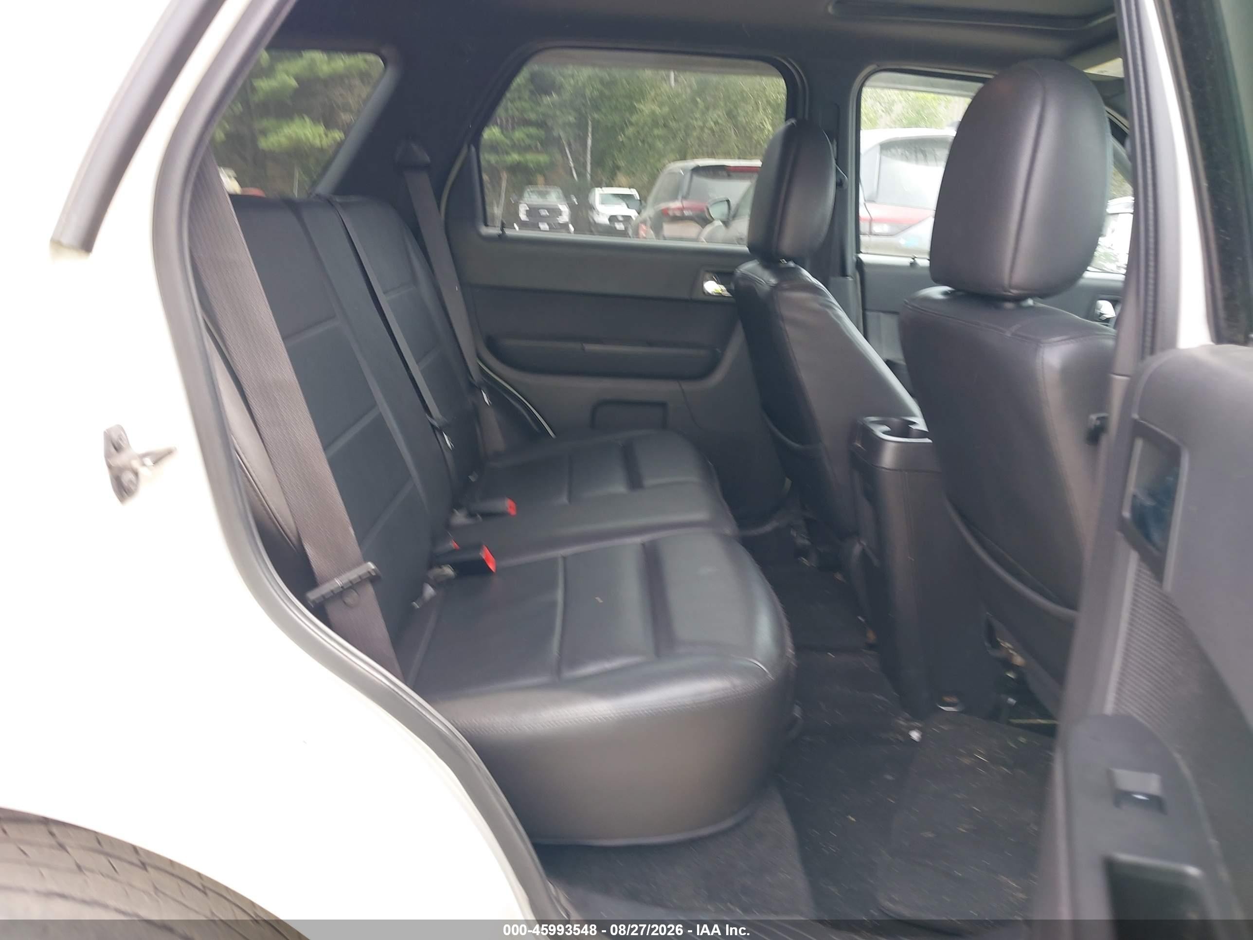 2011 Ford Escape Limited Белый vin: 1FMCU9E77BKA02777