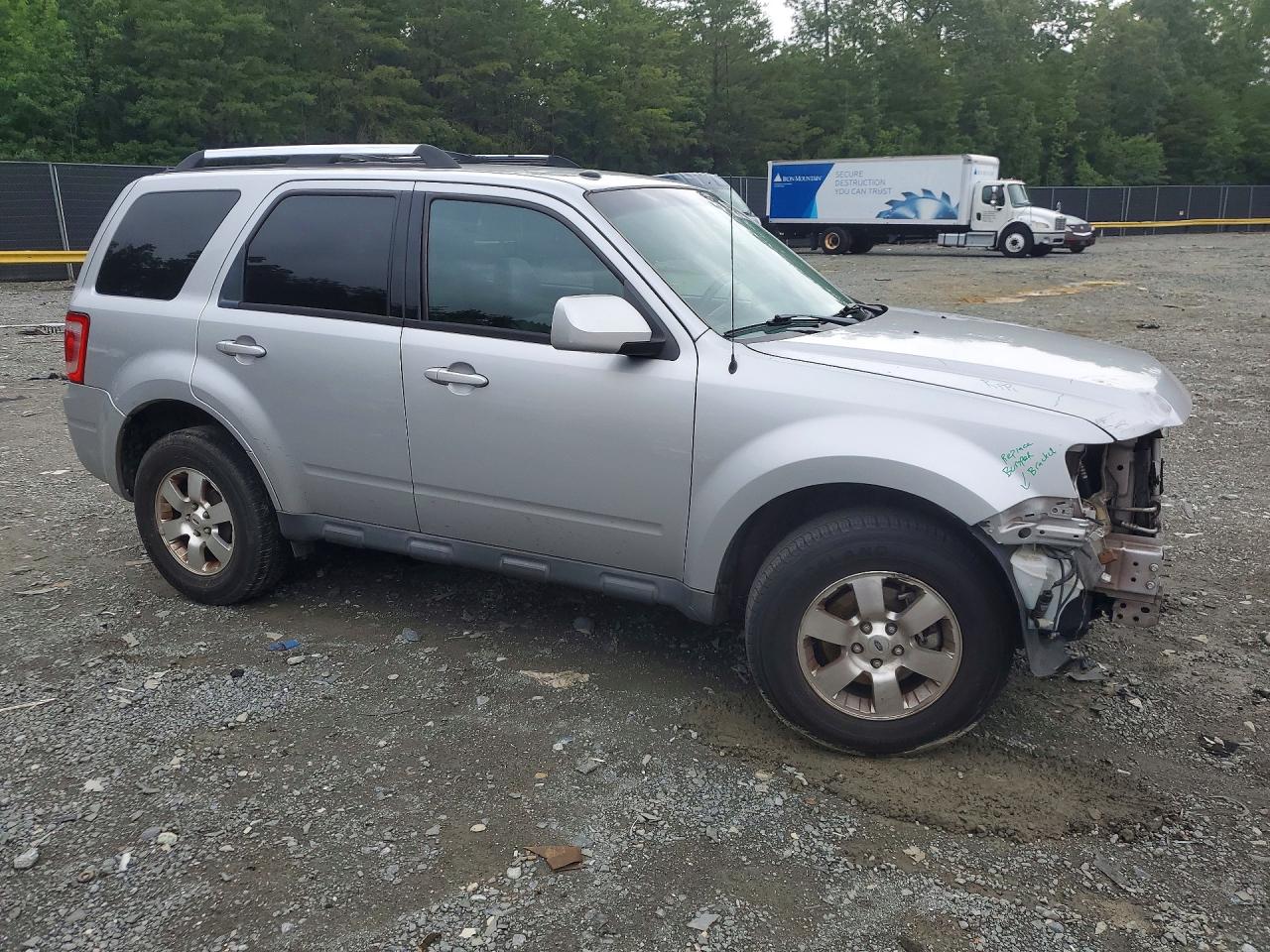 2012 Ford Escape Limited Silver vin: 1FMCU9E77CKA43329