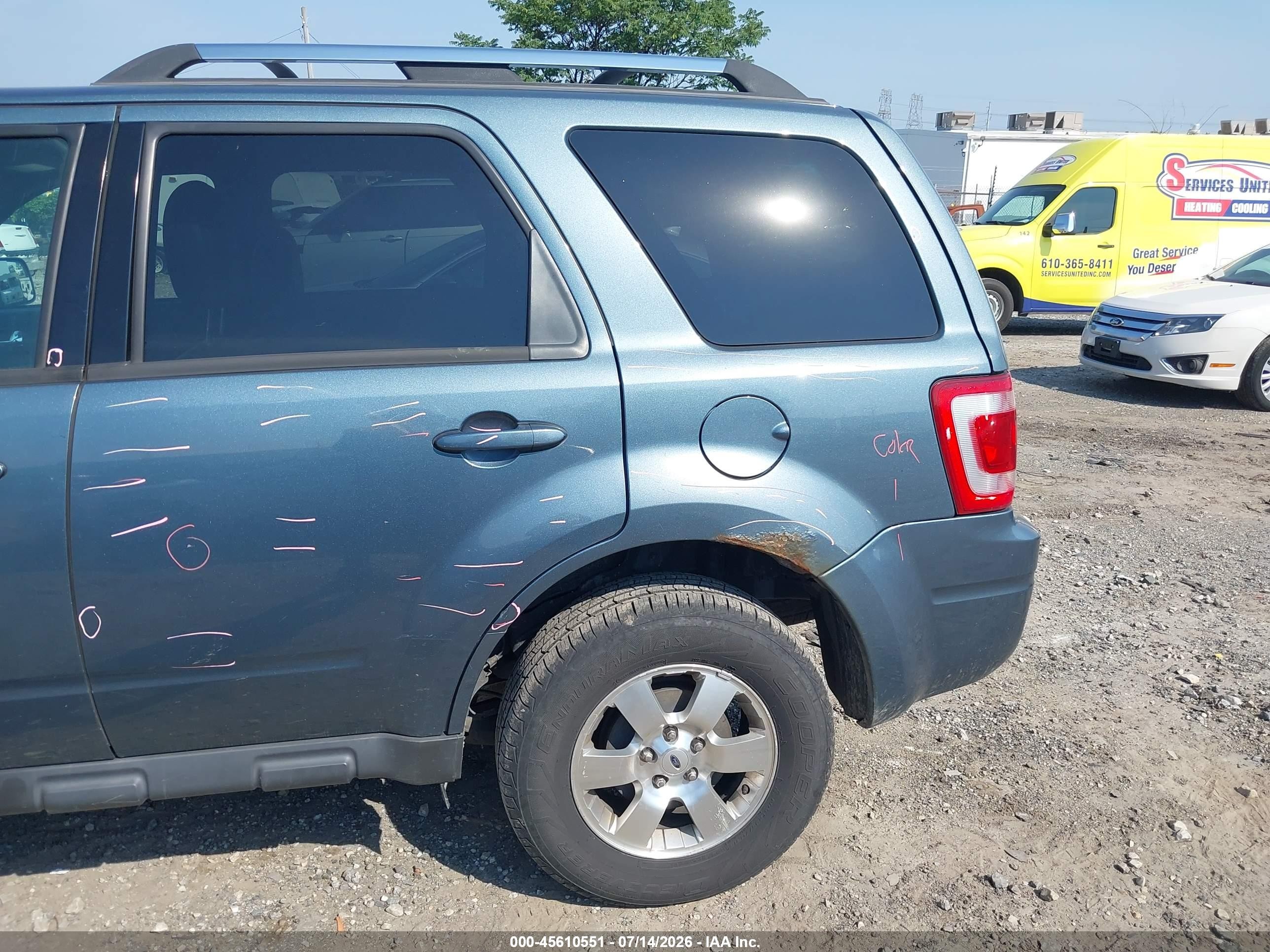 2012 Ford Escape Limited Teal vin: 1FMCU9E77CKB99788