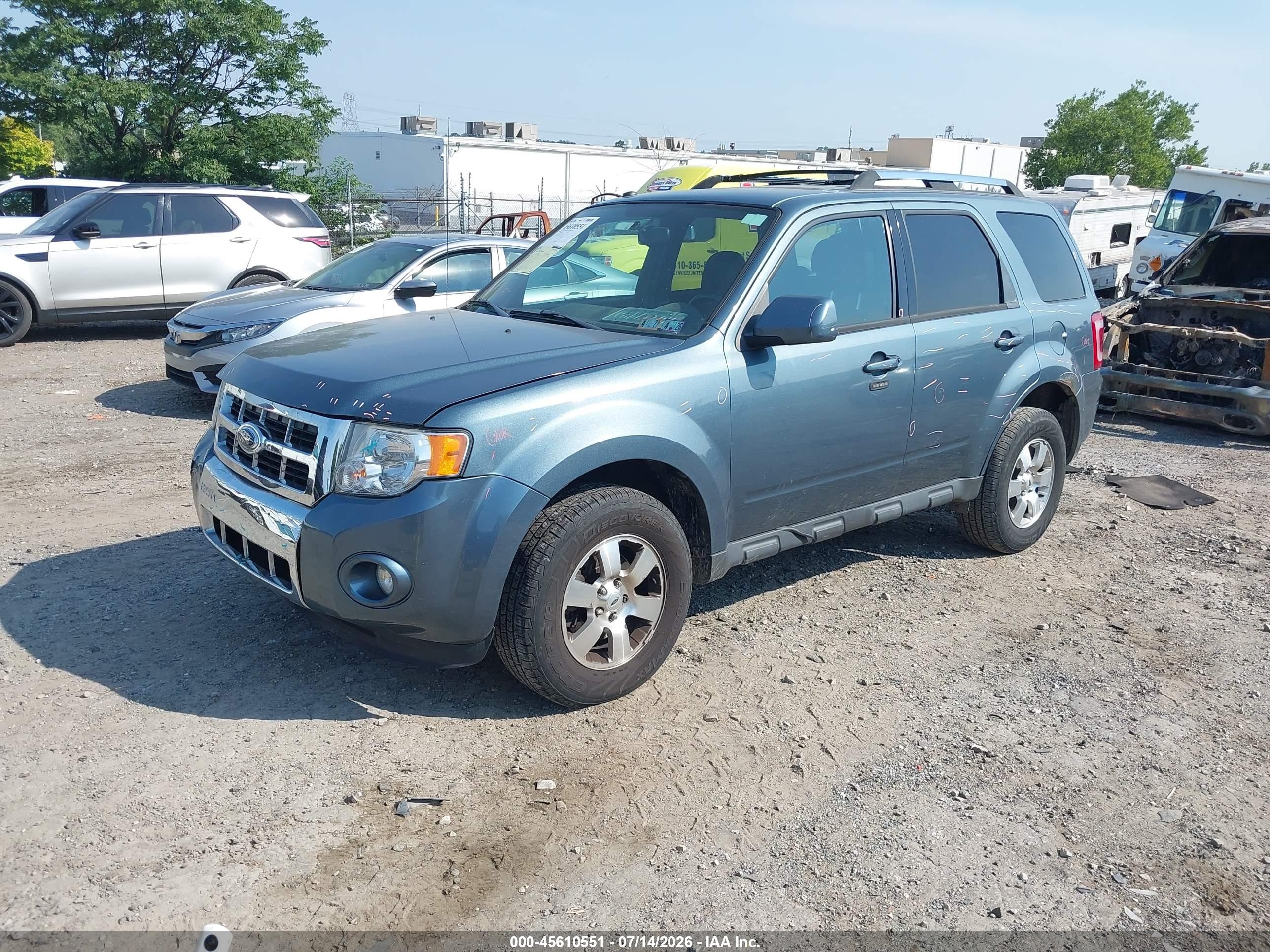 2012 Ford Escape Limited Teal vin: 1FMCU9E77CKB99788